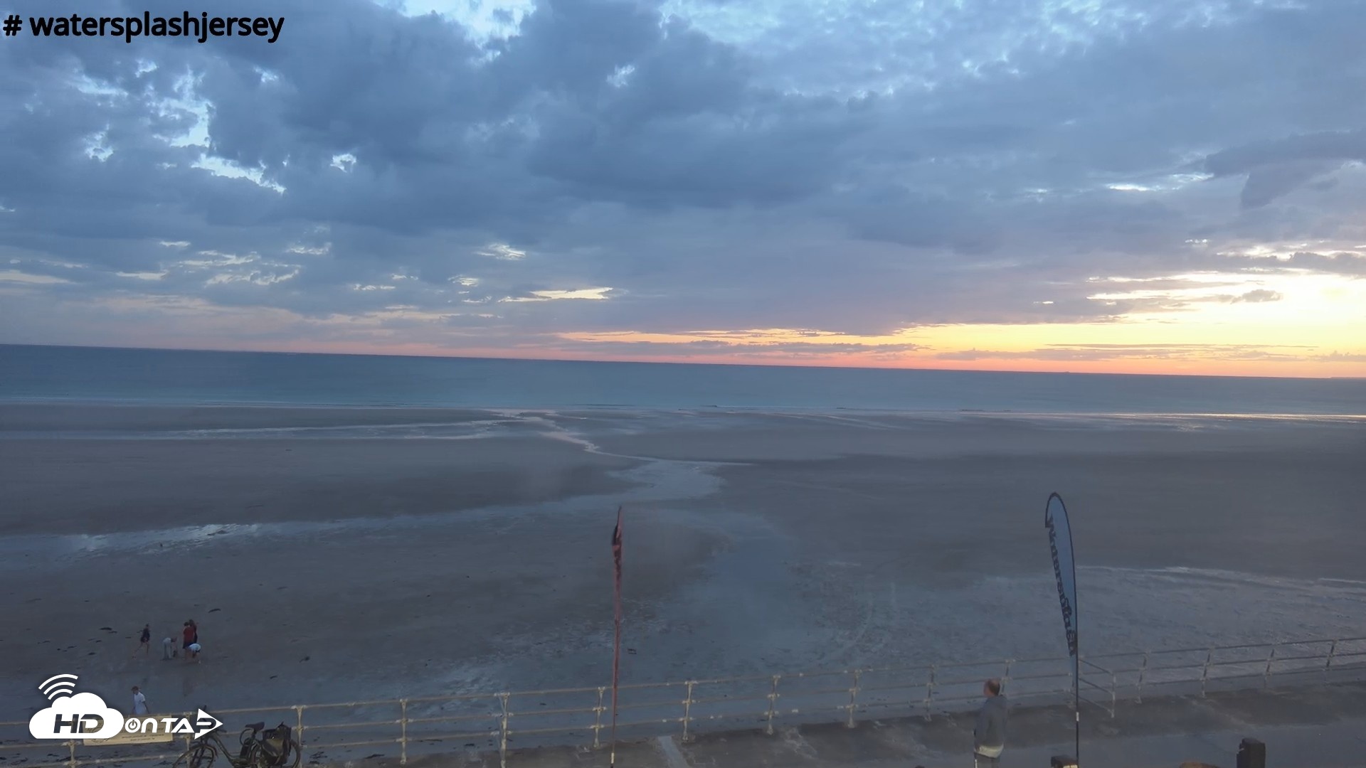 Snapshot of St. Quens Bay Jersey Island Live Webcam taken Aug 8, 2026, 8:53pm BST