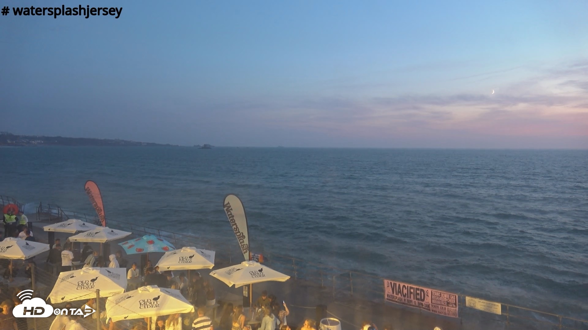 Snapshot of St. Quens Bay Jersey Island Live Webcam taken Aug 16, 2026, 8:46pm BST