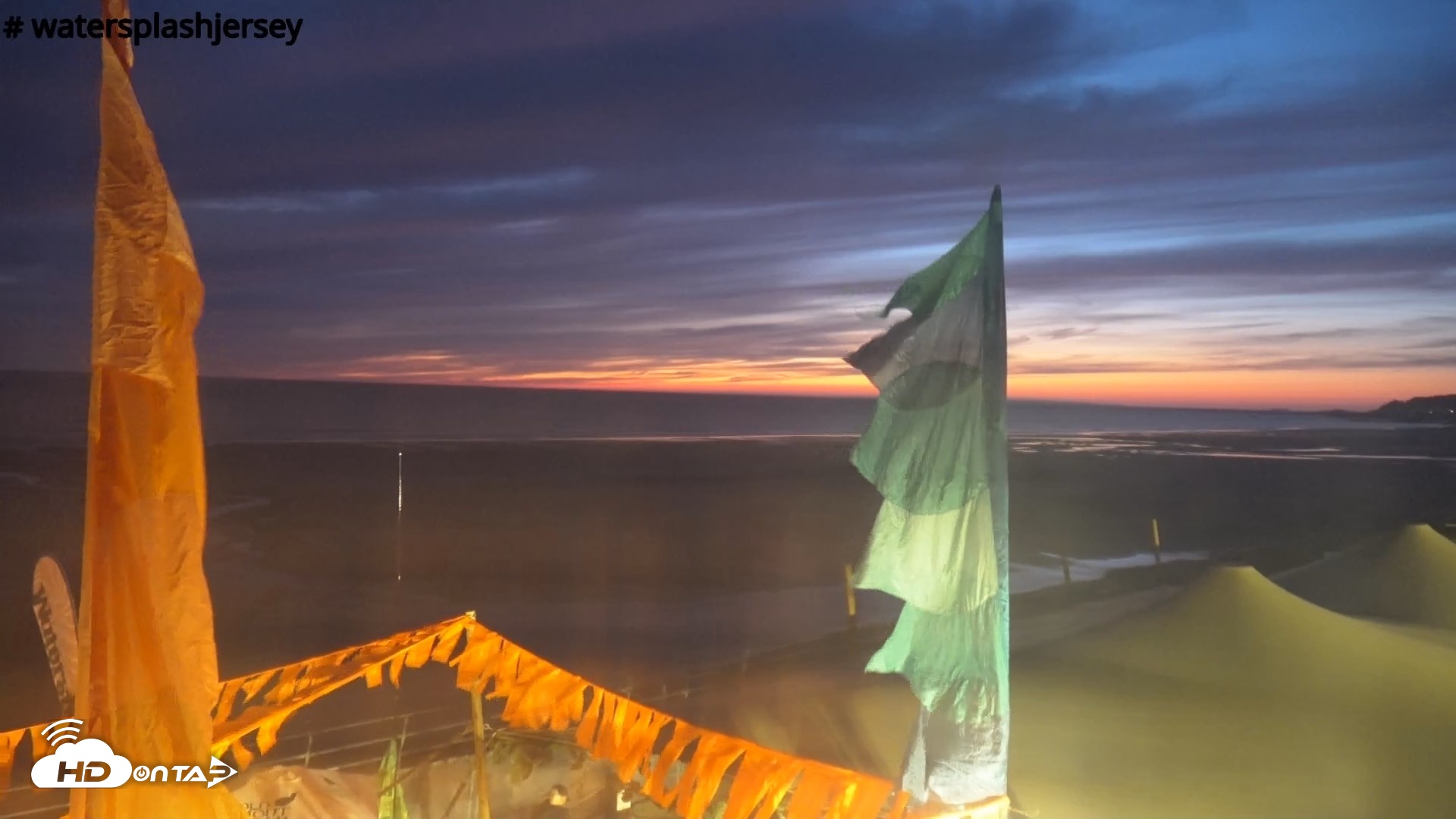 Snapshot of St. Quens Bay Jersey Island Live Webcam taken Aug 22, 2026, 8:50pm BST