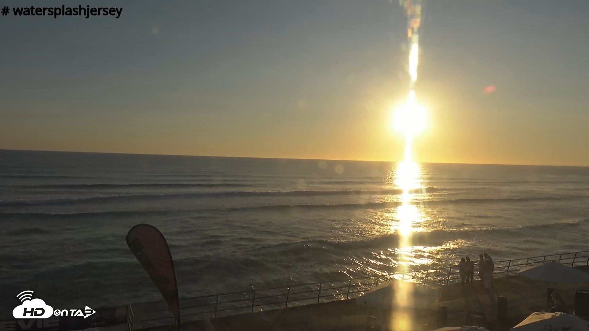 Snapshot of St. Quens Bay Jersey Island Live Webcam taken Jul 3, 2026, 8:31pm BST