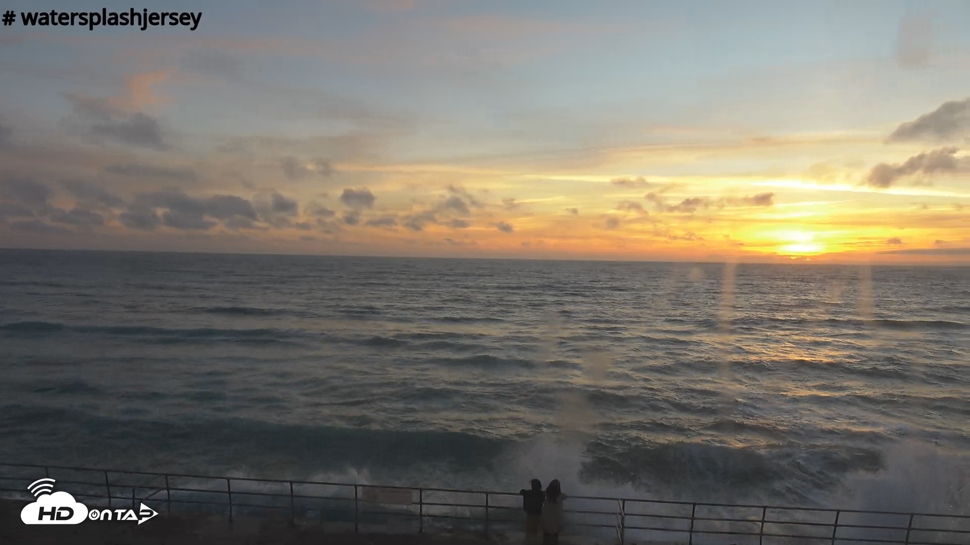 Snapshot of St. Quens Bay Jersey Island Live Webcam taken Sep 13, 2026, 7:28pm BST