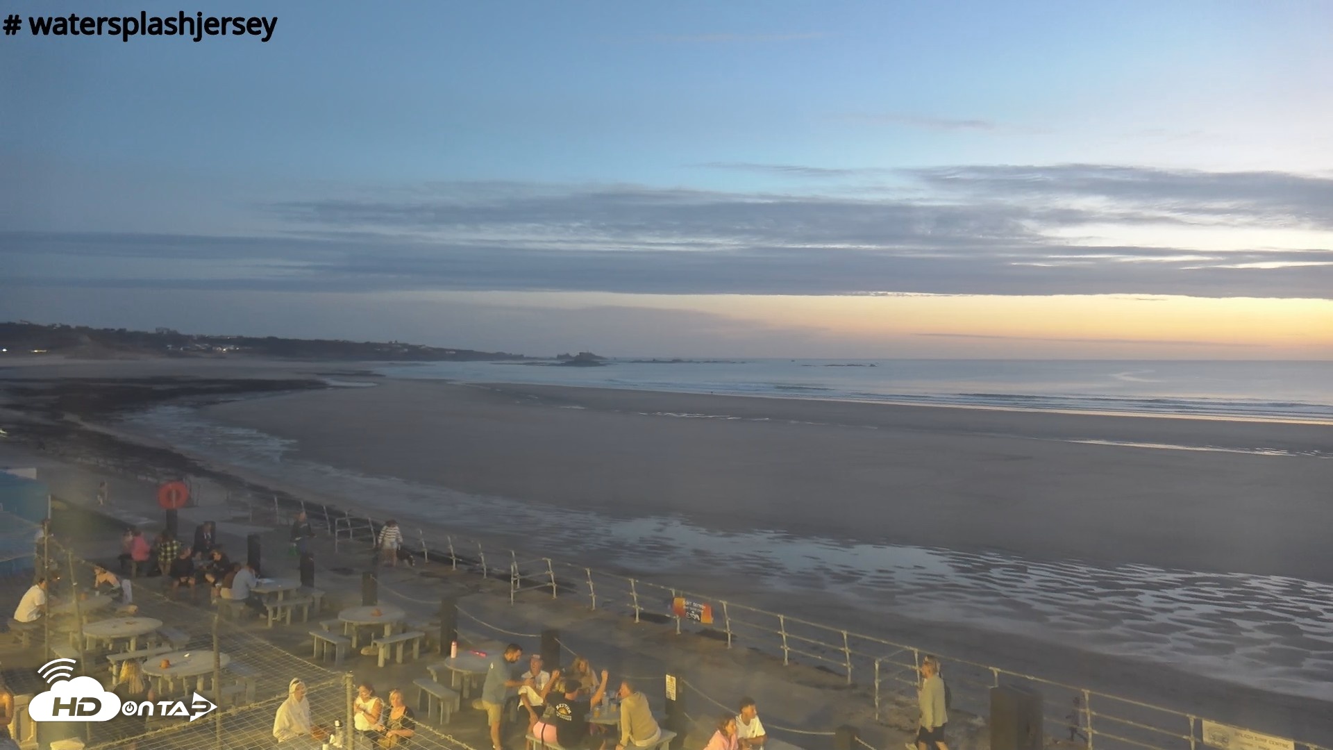 Snapshot of St. Quens Bay Jersey Island Live Webcam taken Sep 5, 2026, 8:08pm BST