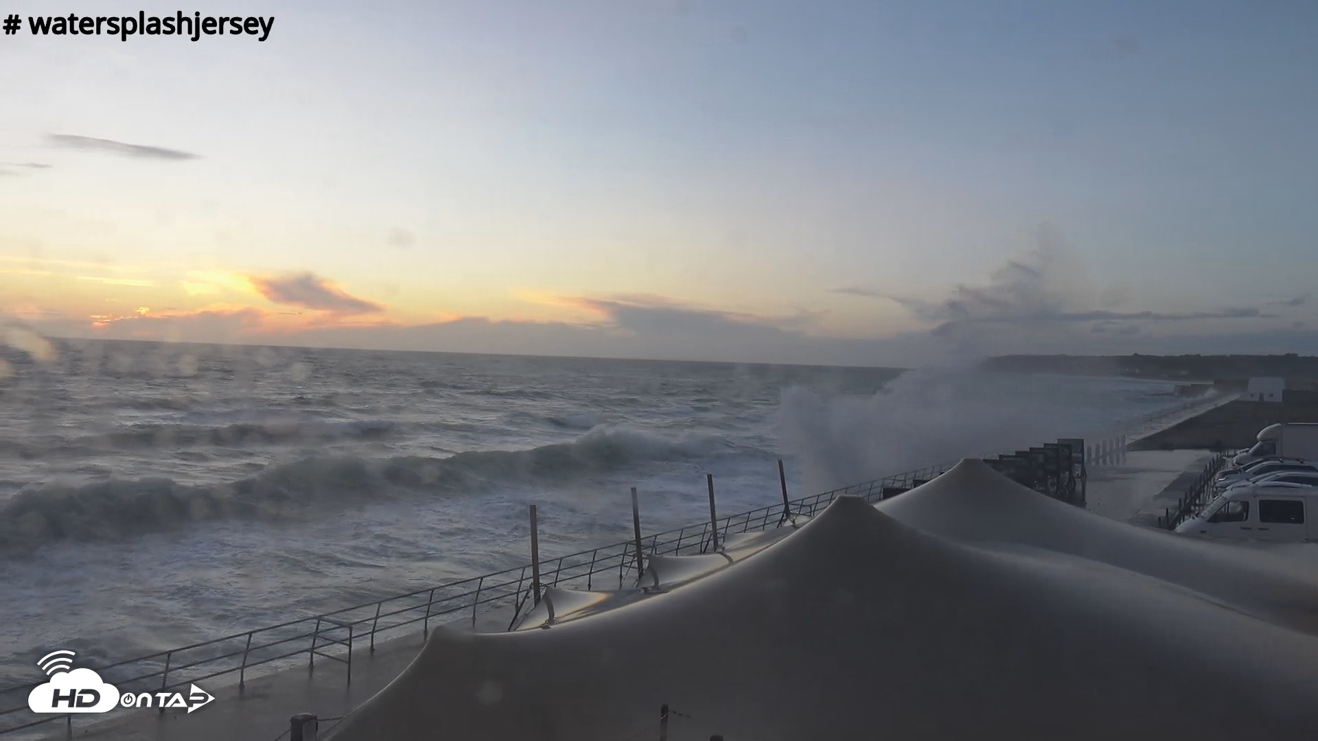 Snapshot of St. Quens Bay Jersey Island Live Webcam taken Aug 30, 2026, 8:00pm BST