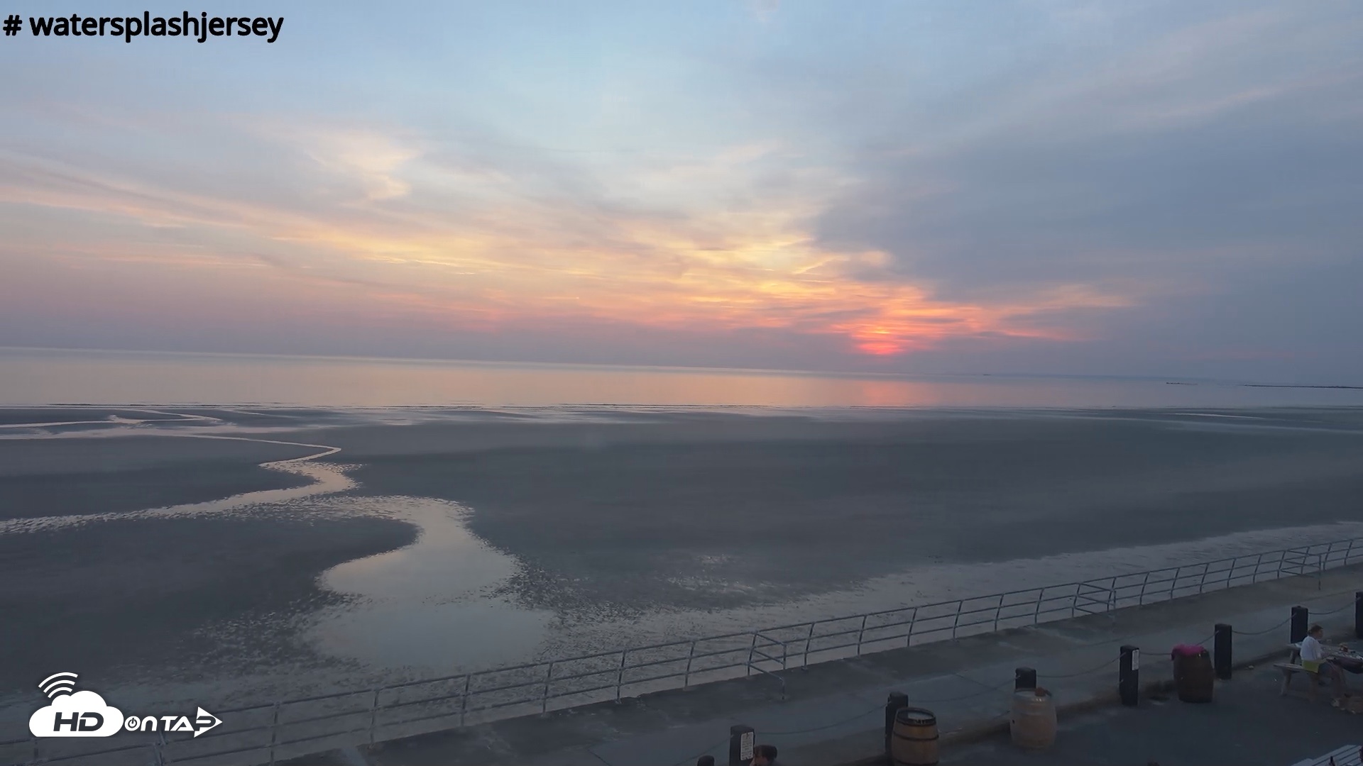 Snapshot of St. Quens Bay Jersey Island Live Webcam taken Jul 23, 2026, 9:00pm BST
