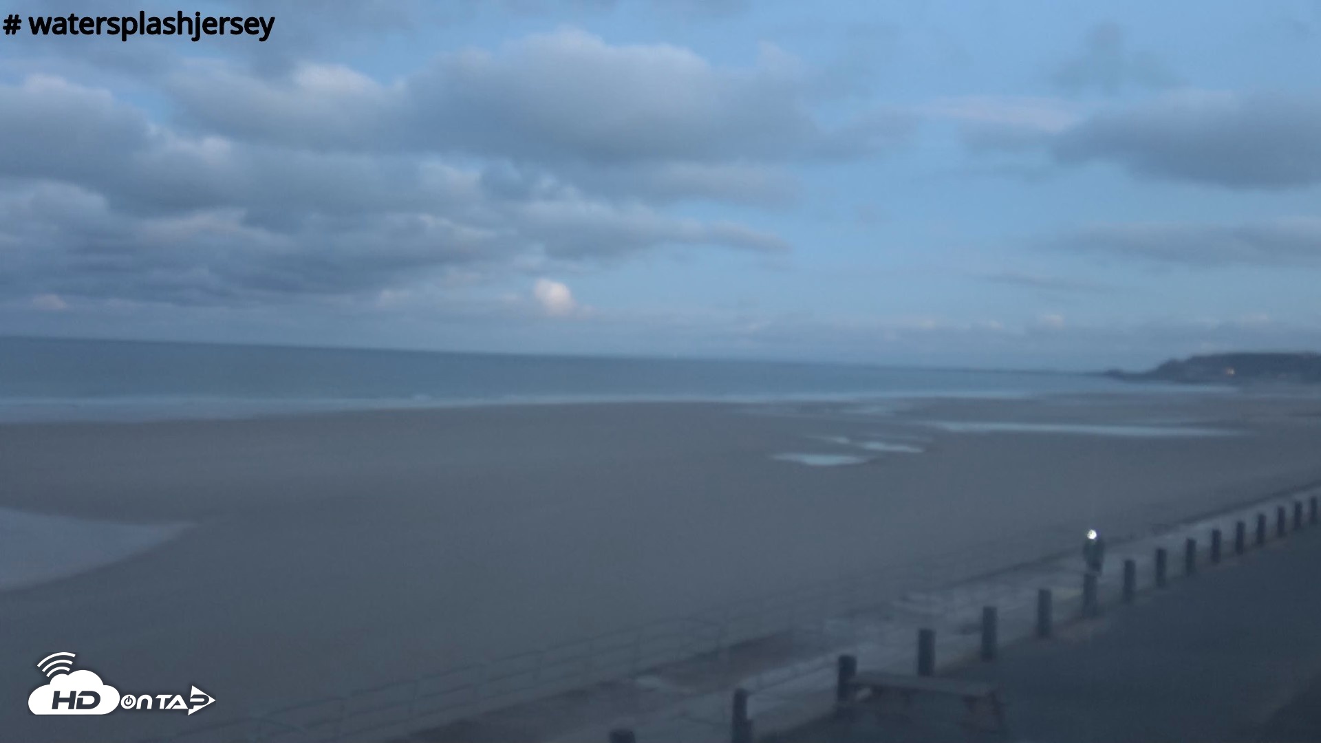 Snapshot of St. Quens Bay Jersey Island Live Webcam taken Oct 19, 2026, 7:14am BST