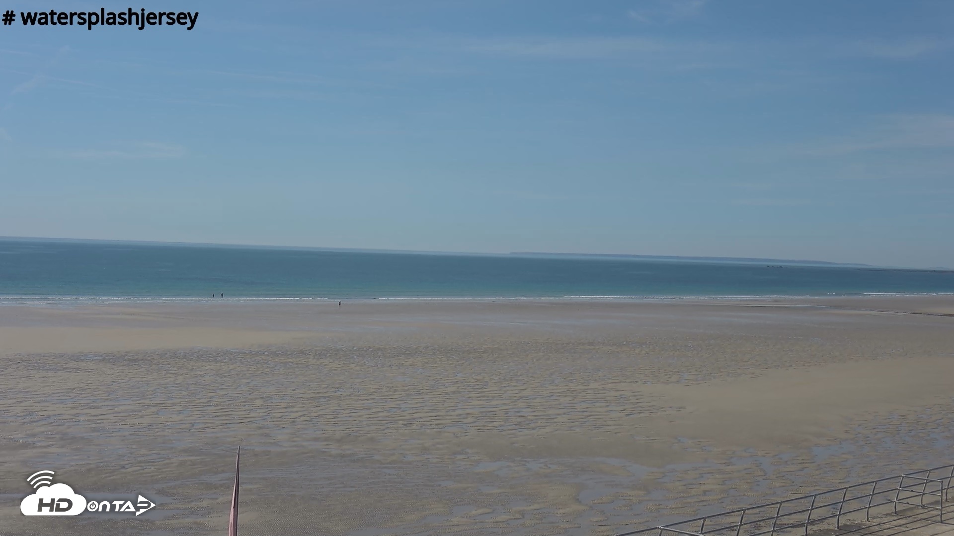 Snapshot of St. Quens Bay Jersey Island Live Webcam taken Jul 7, 2026, 4:10pm BST