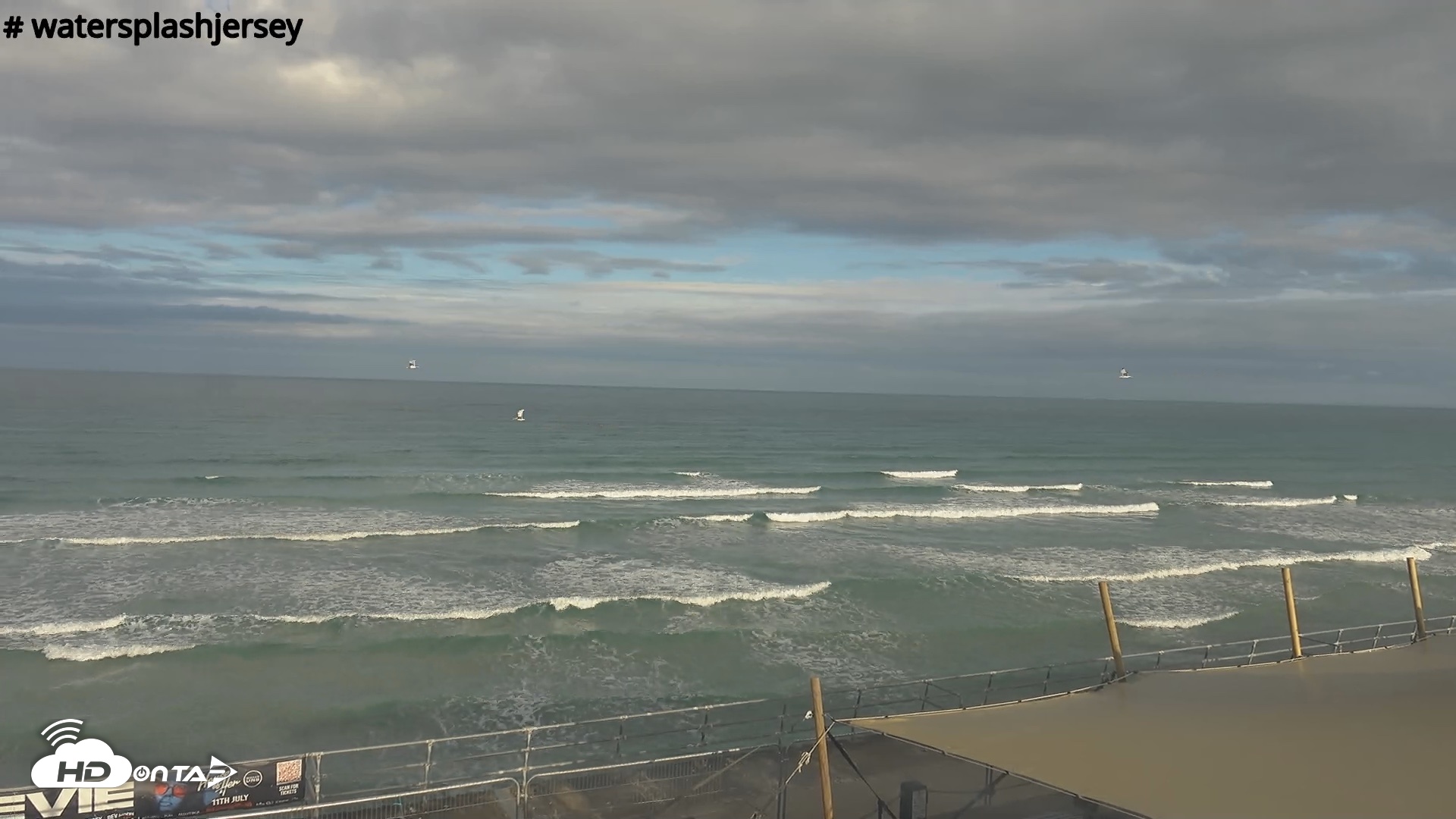 Snapshot of St. Quens Bay Jersey Island Live Webcam taken Jun 28, 2026, 7:03am BST