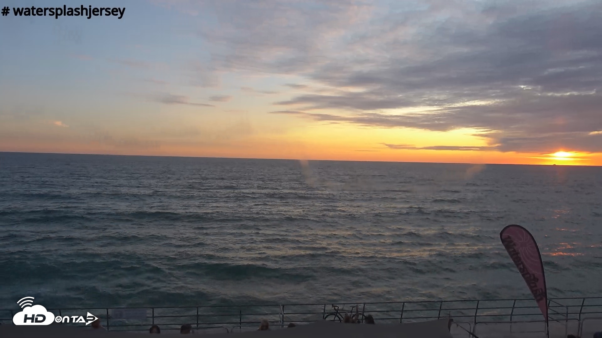 Snapshot of St. Quens Bay Jersey Island Live Webcam taken Aug 1, 2026, 8:36pm BST
