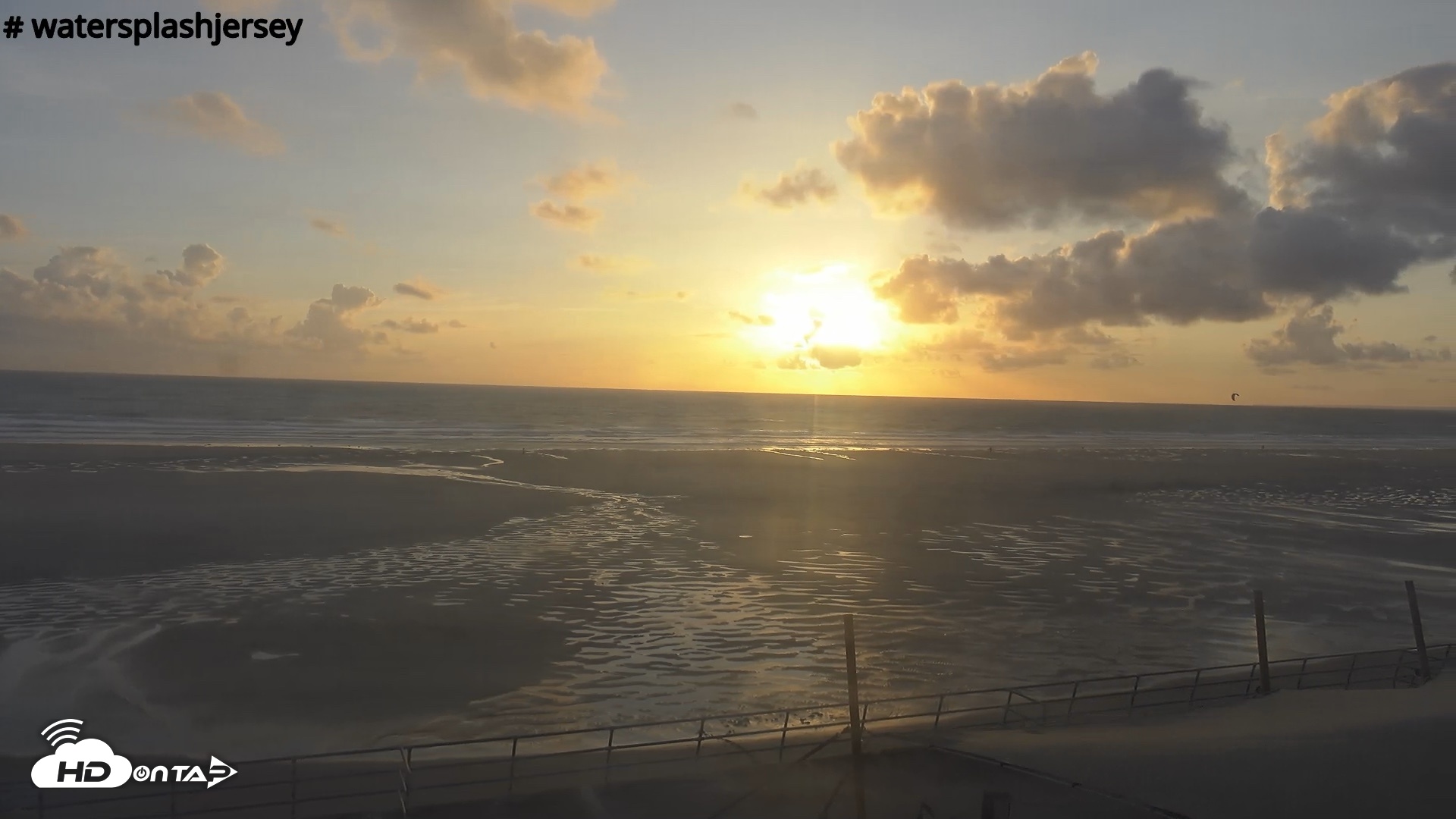 Snapshot of St. Quens Bay Jersey Island Live Webcam taken Aug 20, 2026, 7:50pm BST