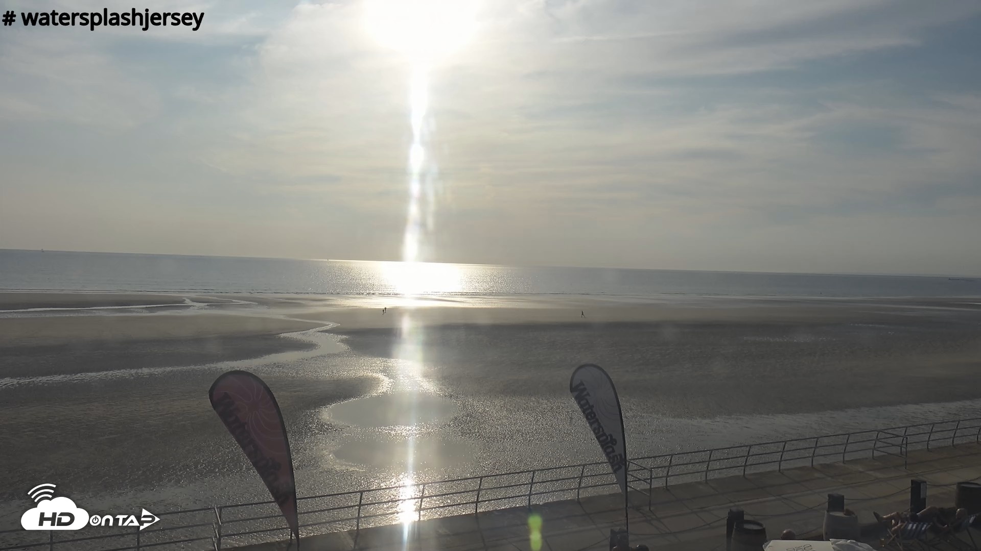 Snapshot of St. Quens Bay Jersey Island Live Webcam taken Jul 22, 2026, 6:47pm BST
