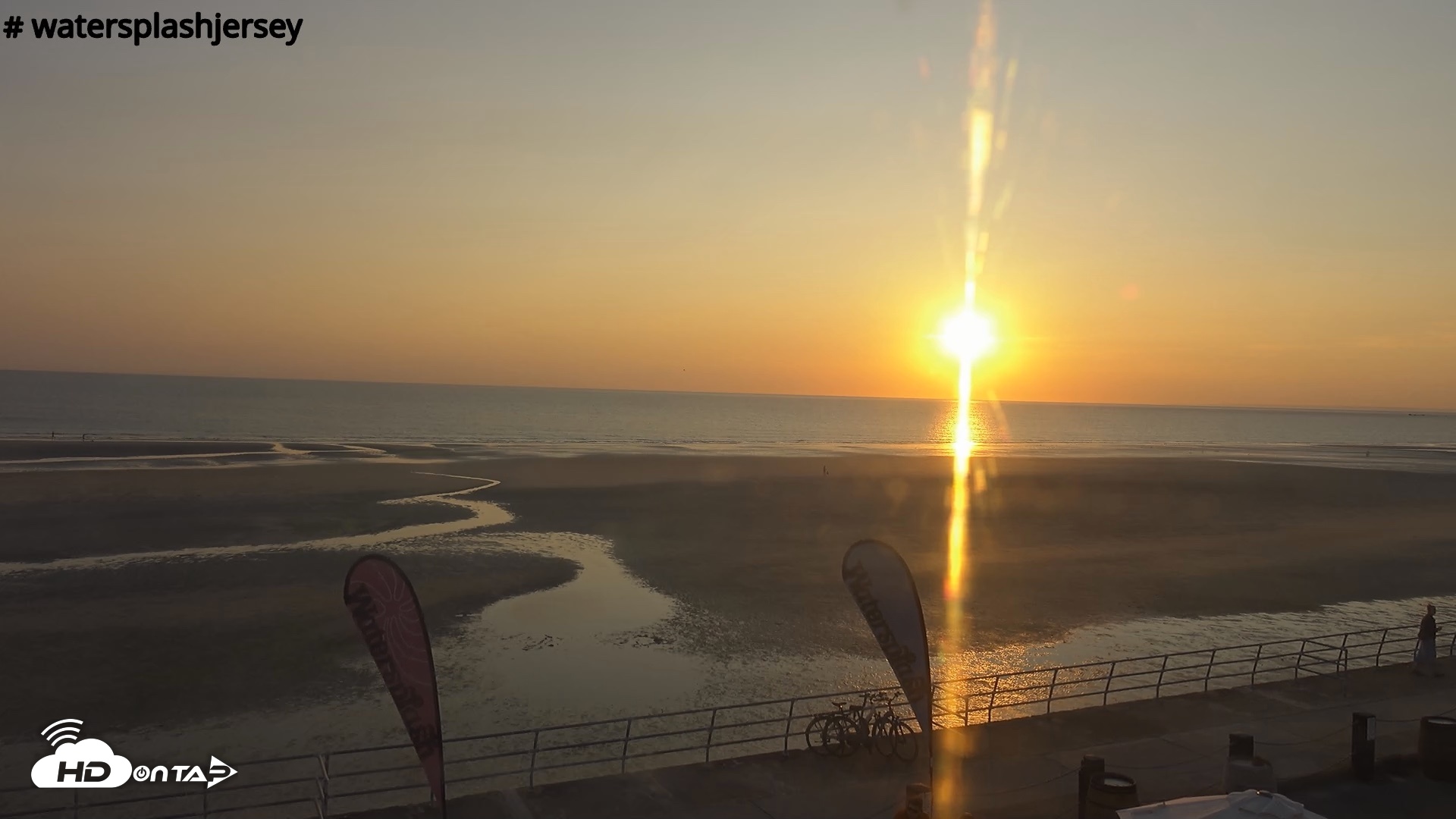 Snapshot of St. Quens Bay Jersey Island Live Webcam taken Jul 24, 2026, 8:32pm BST