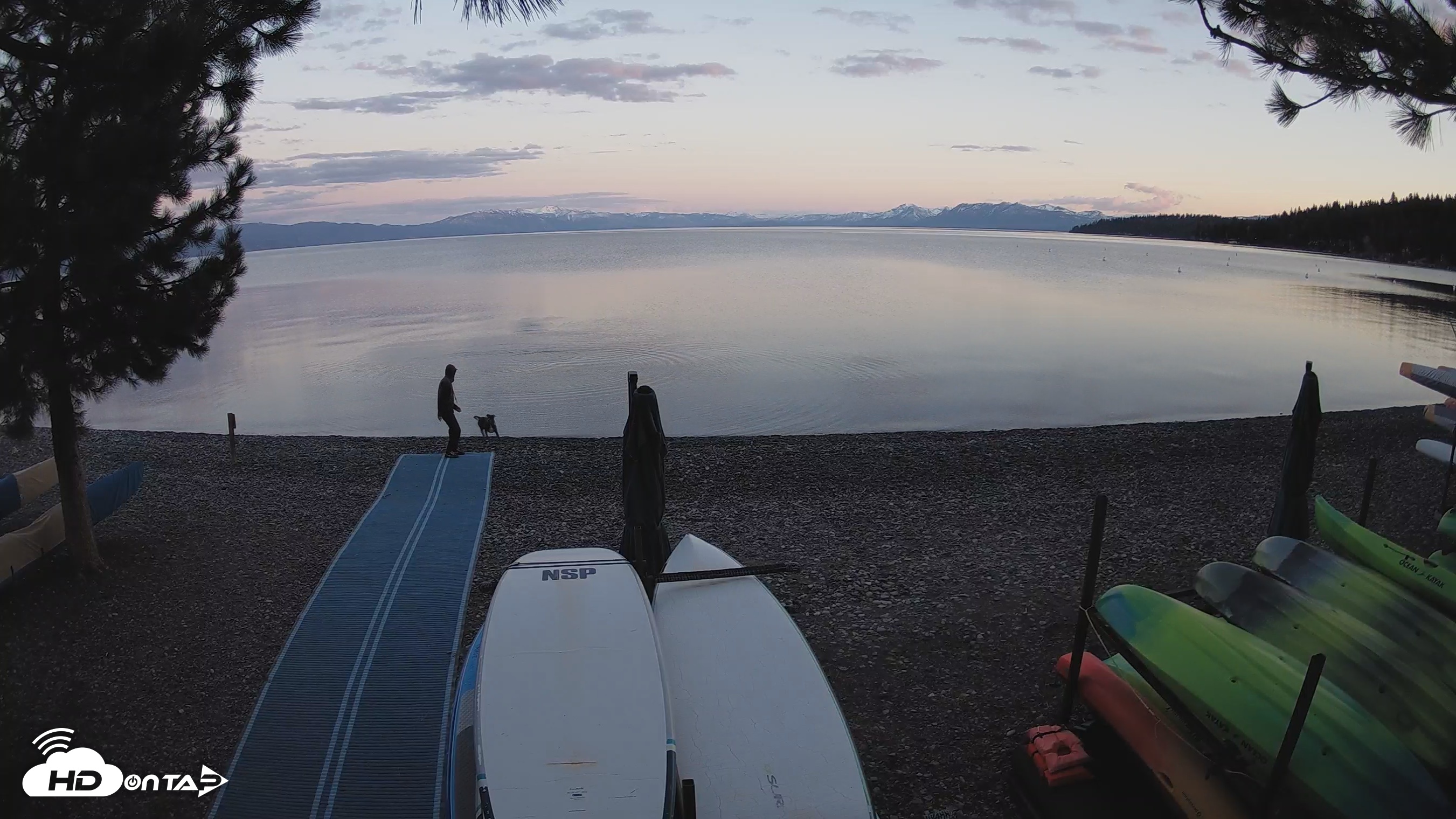 Snapshot of Carnelian Bay - Lake Tahoe Live Webcam taken Apr 30, 2026, 7:54pm PDT