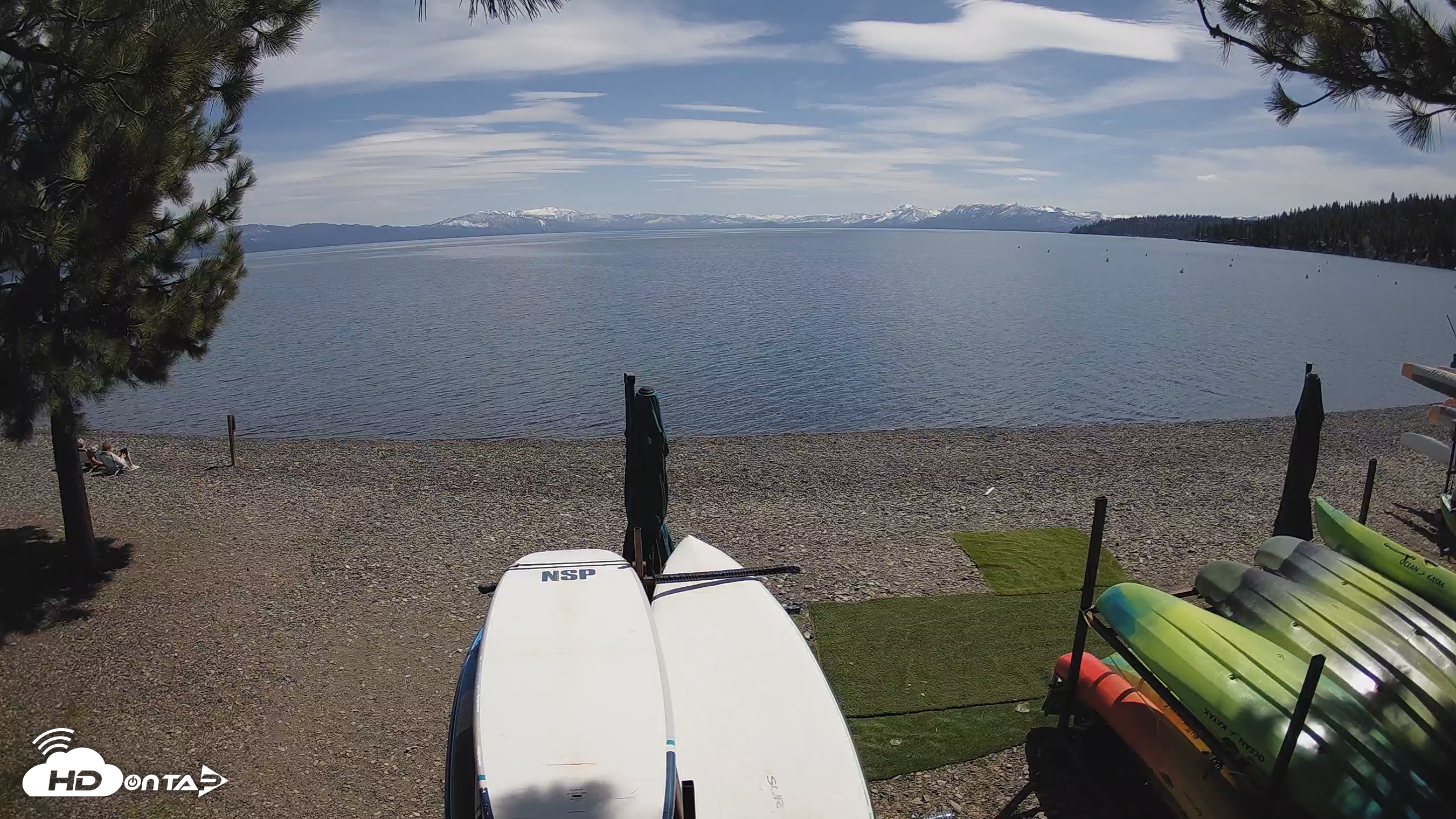 Snapshot of Carnelian Bay - Lake Tahoe Live Webcam taken Apr 19, 2026, 2:18pm PDT