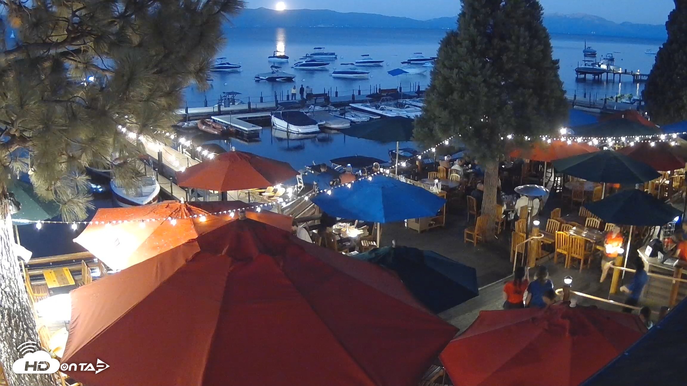 Snapshot of Sunnyside Resort West Shore Tahoe Live Webcam taken Jul 29, 2026, 8:51pm PDT