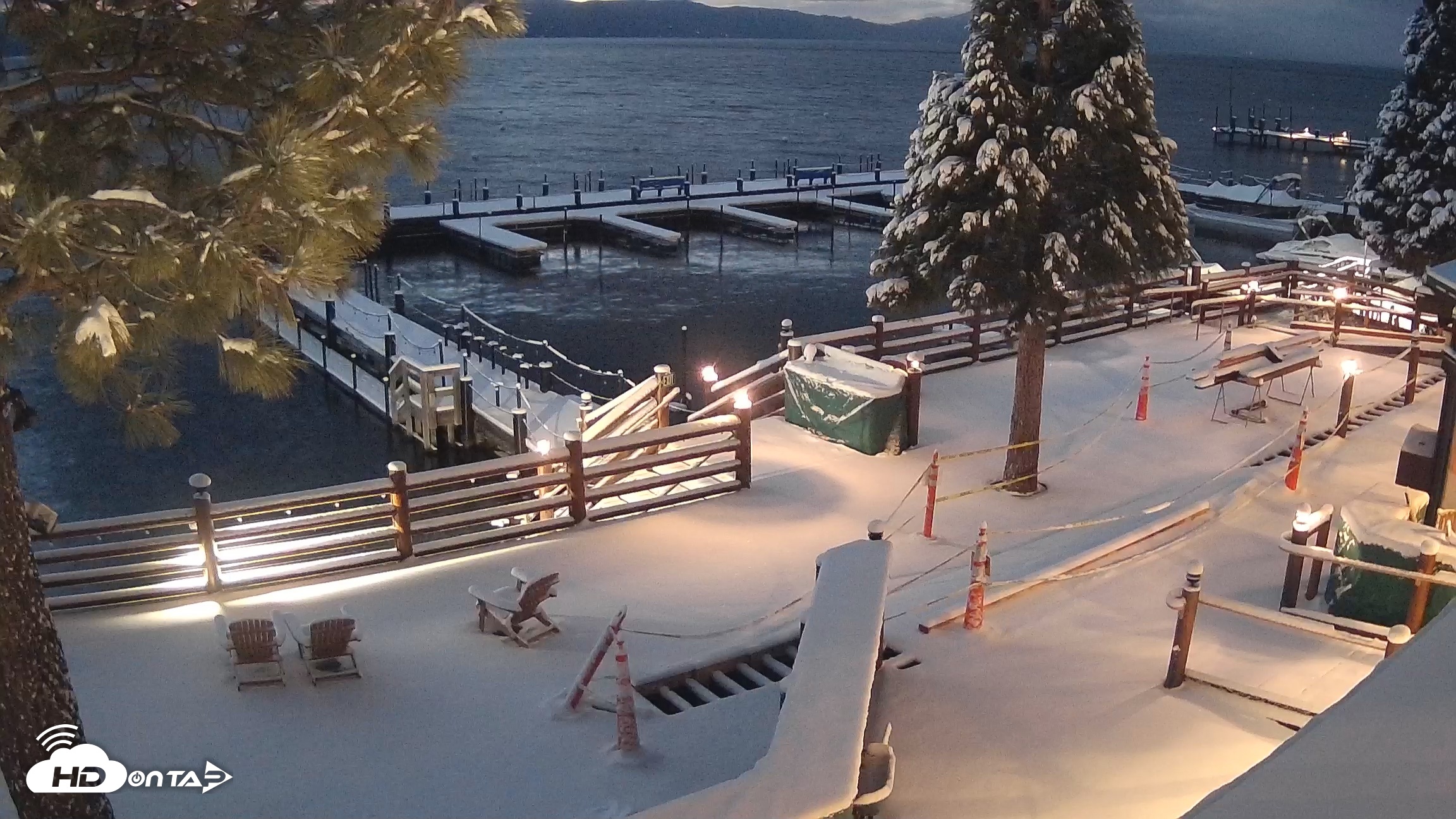 Snapshot of Sunnyside Resort West Shore Tahoe Live Webcam taken Apr 22, 2026, 5:39am PDT