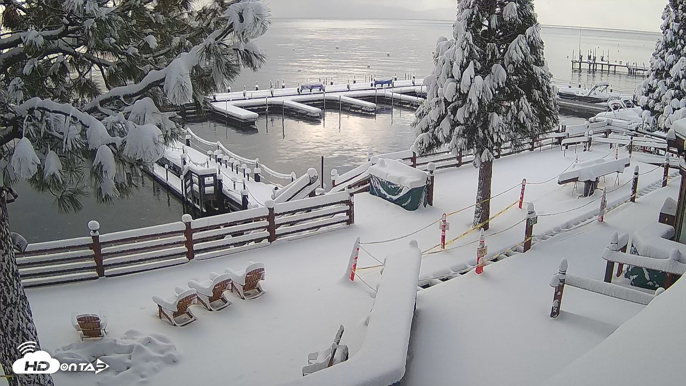 Snapshot of Sunnyside Resort West Shore Tahoe Live Webcam taken Apr 12, 2026, 8:19am PDT