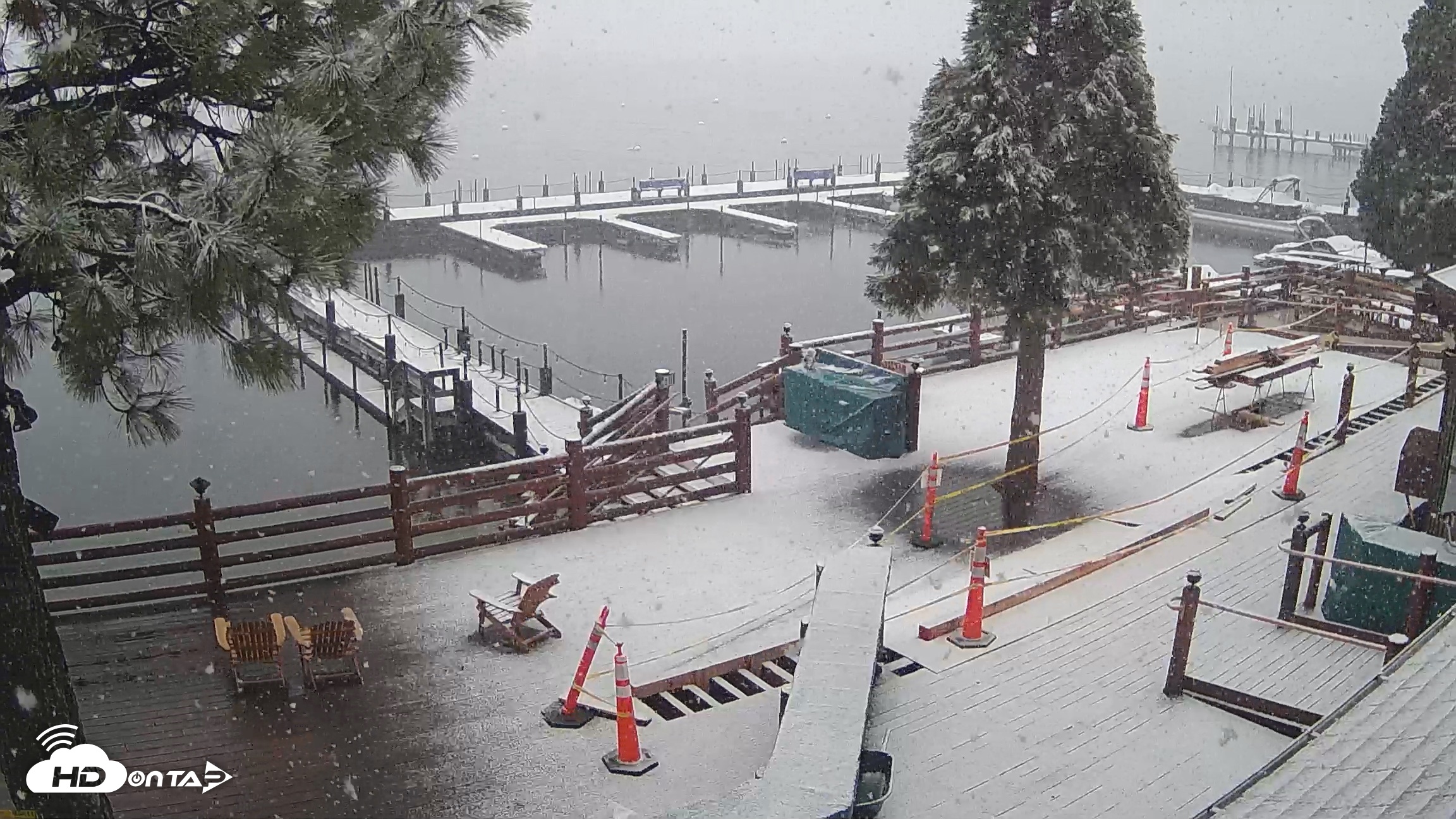 Snapshot of Sunnyside Resort West Shore Tahoe Live Webcam taken Apr 21, 2026, 4:05pm PDT