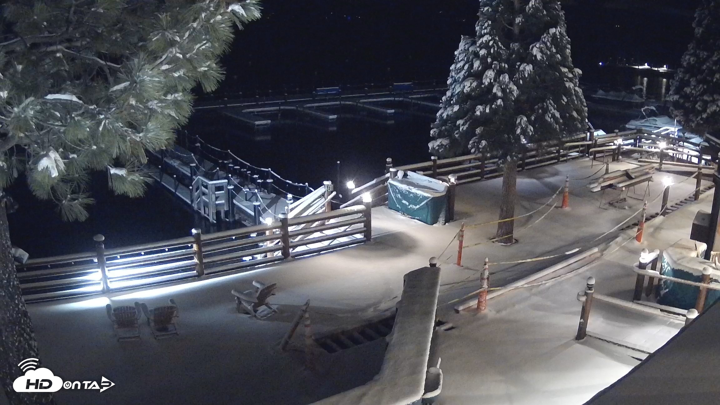 Snapshot of Sunnyside Resort West Shore Tahoe Live Webcam taken Apr 22, 2026, 4:04am PDT