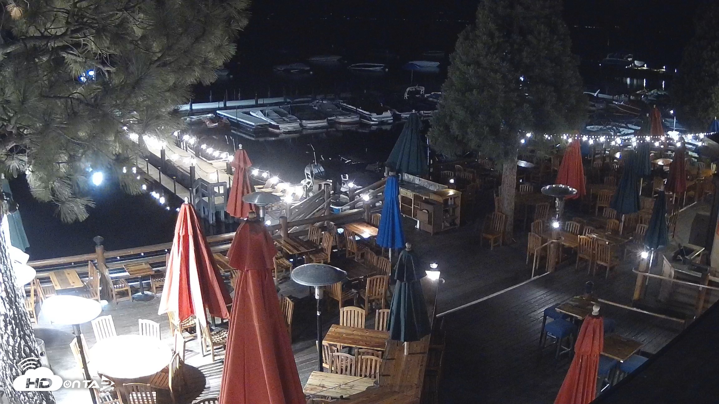 Snapshot of Sunnyside Resort West Shore Tahoe Live Webcam taken Jun 12, 2026, 11:13pm PDT