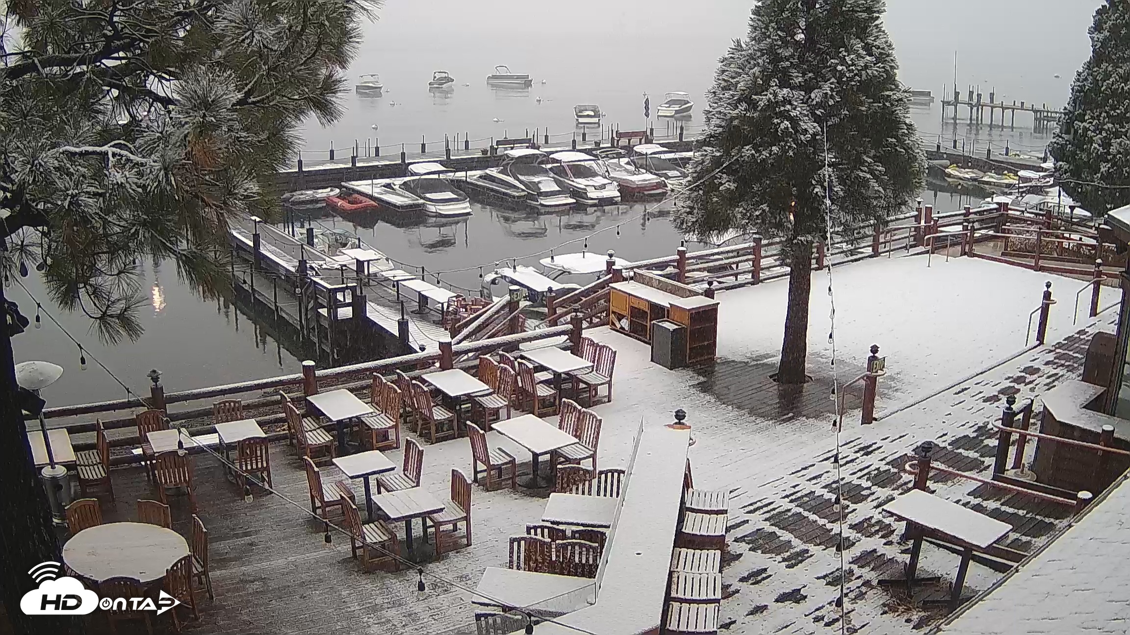 Snapshot of Sunnyside Resort West Shore Tahoe Live Webcam taken Oct 15, 2025, 7:18am PDT