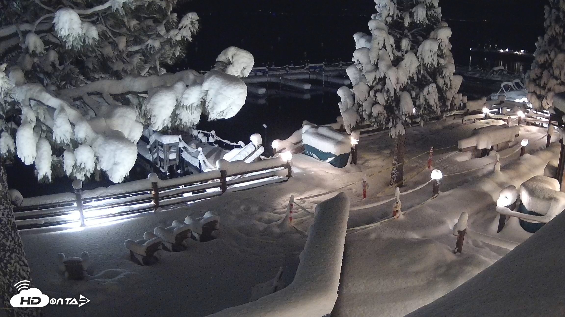 Snapshot of Sunnyside Resort West Shore Tahoe Live Webcam taken Apr 13, 2026, 4:28am PDT