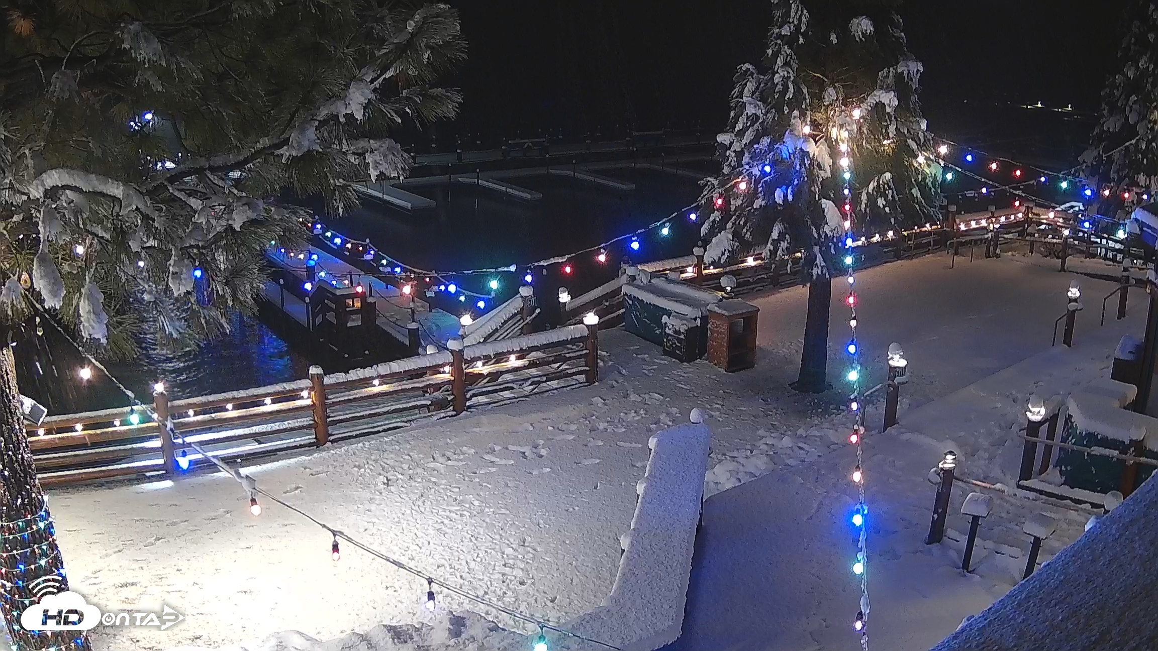 Snapshot of Sunnyside Resort West Shore Tahoe Live Webcam taken Dec 24, 2025, 5:51pm PST