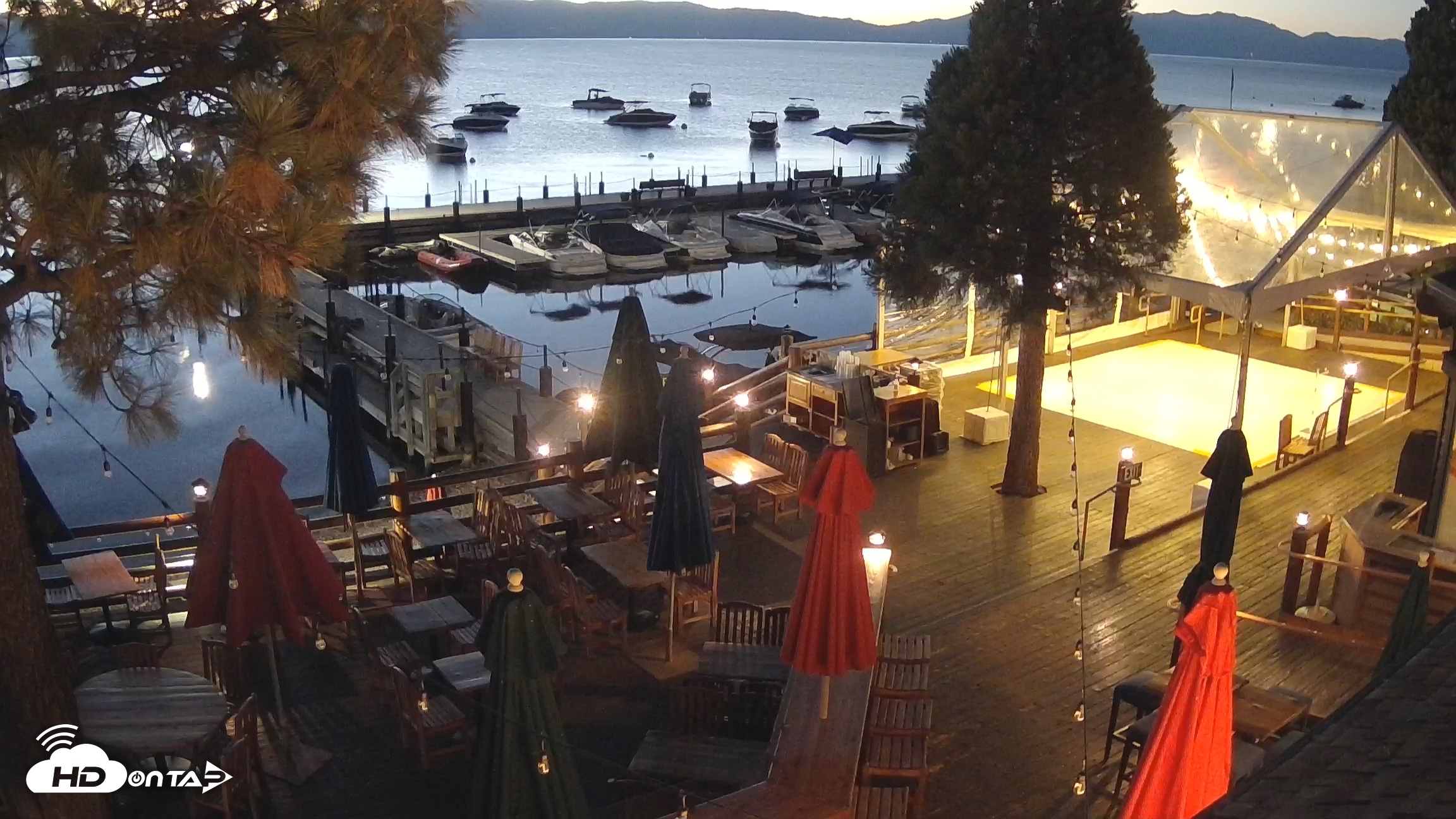 Snapshot of Sunnyside Resort West Shore Tahoe Live Webcam taken Sep 27, 2025, 6:19am PDT