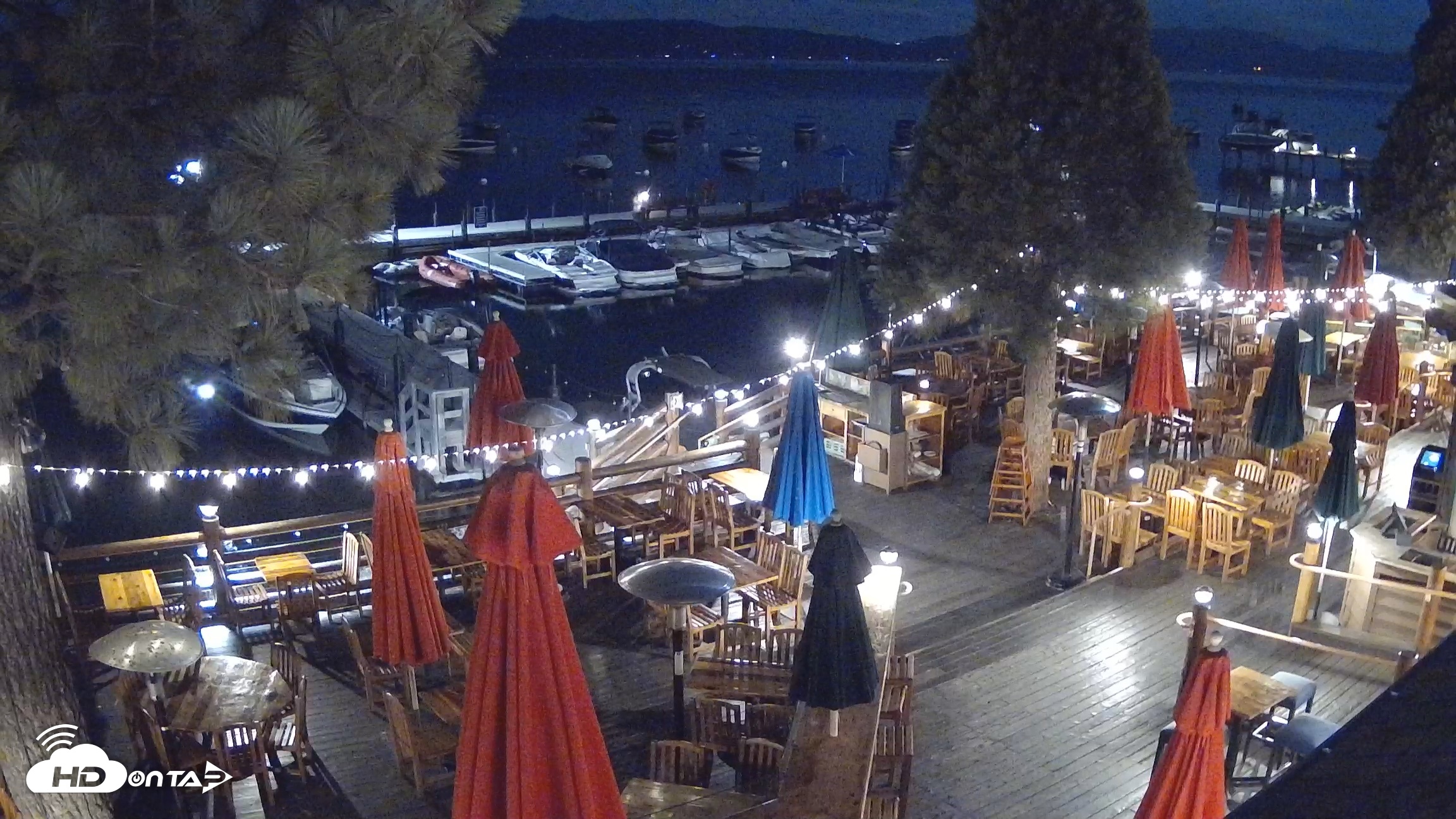 Snapshot of Sunnyside Resort West Shore Tahoe Live Webcam taken Aug 26, 2026, 11:42pm PDT