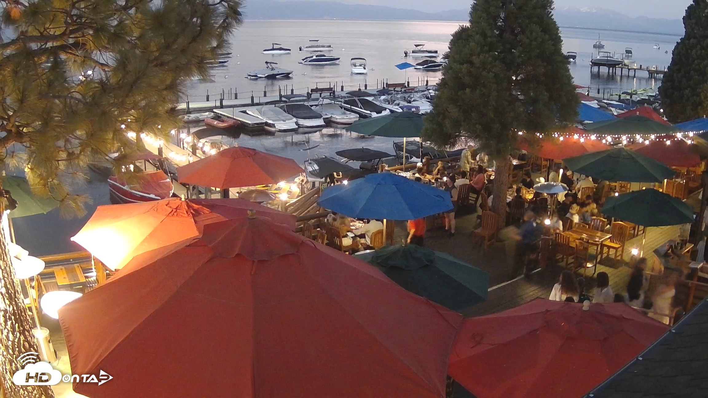 Snapshot of Sunnyside Resort West Shore Tahoe Live Webcam taken Jun 13, 2026, 8:59pm PDT