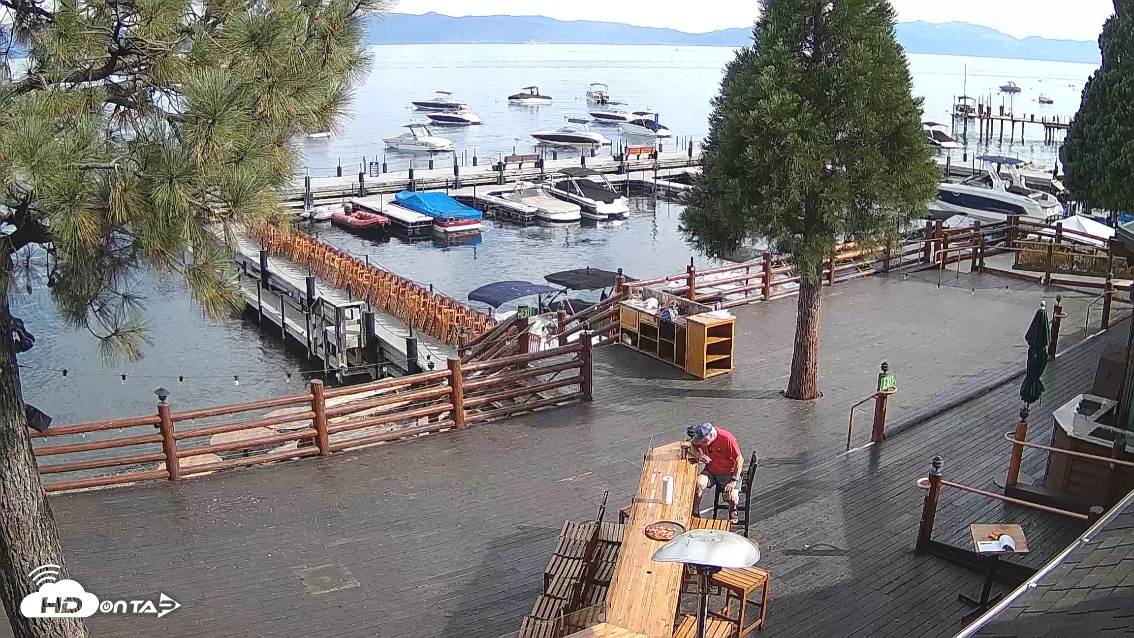 Snapshot of Sunnyside Resort West Shore Tahoe Live Webcam taken Oct 4, 2026, 3:01pm PDT