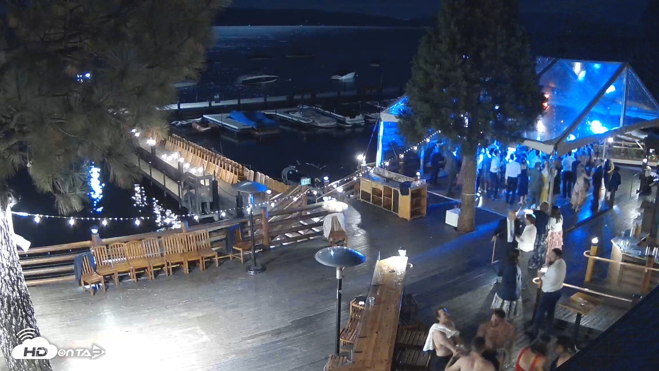 Snapshot of Sunnyside Resort West Shore Tahoe Live Webcam taken Sep 26, 2026, 9:54pm PDT