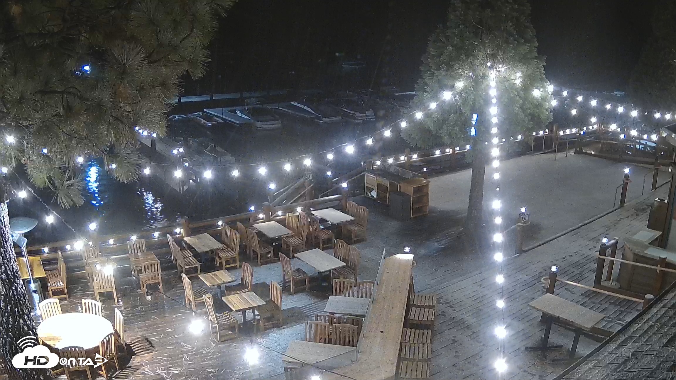 Snapshot of Sunnyside Resort West Shore Tahoe Live Webcam taken Oct 14, 2025, 8:42pm PDT