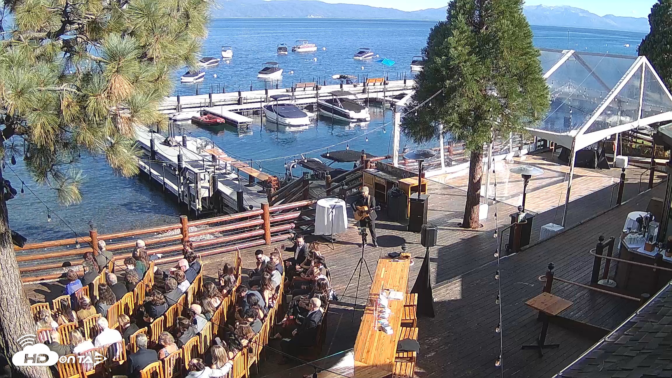 Snapshot of Sunnyside Resort West Shore Tahoe Live Webcam taken Oct 4, 2025, 3:31pm PDT