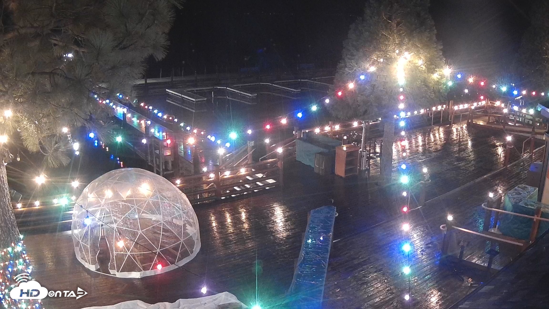 Snapshot of Sunnyside Resort West Shore Tahoe Live Webcam taken Dec 16, 2025, 6:04pm PST