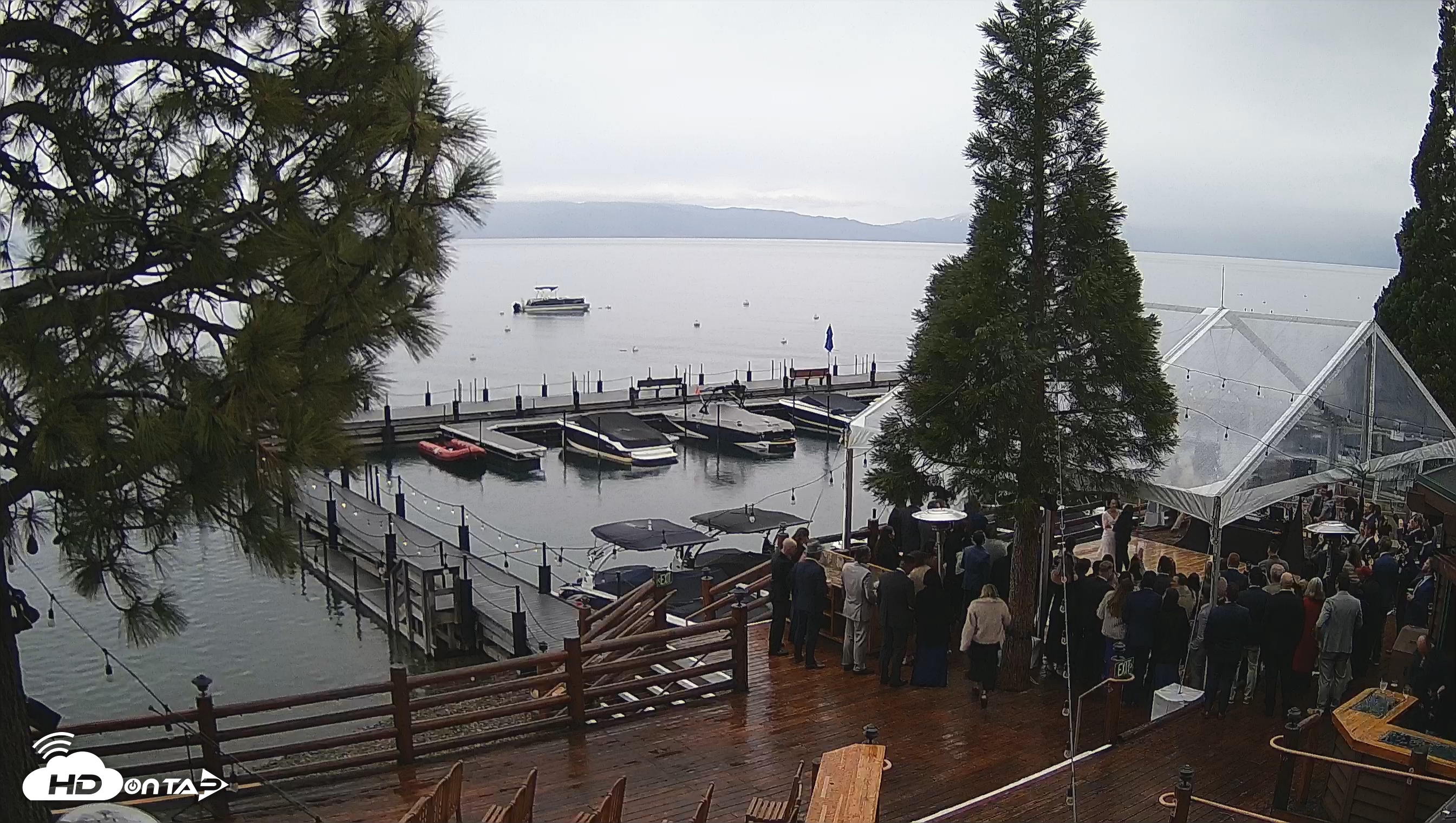 Snapshot of Sunnyside Resort West Shore Tahoe Live Webcam taken May 3, 2025, 4:52pm PDT