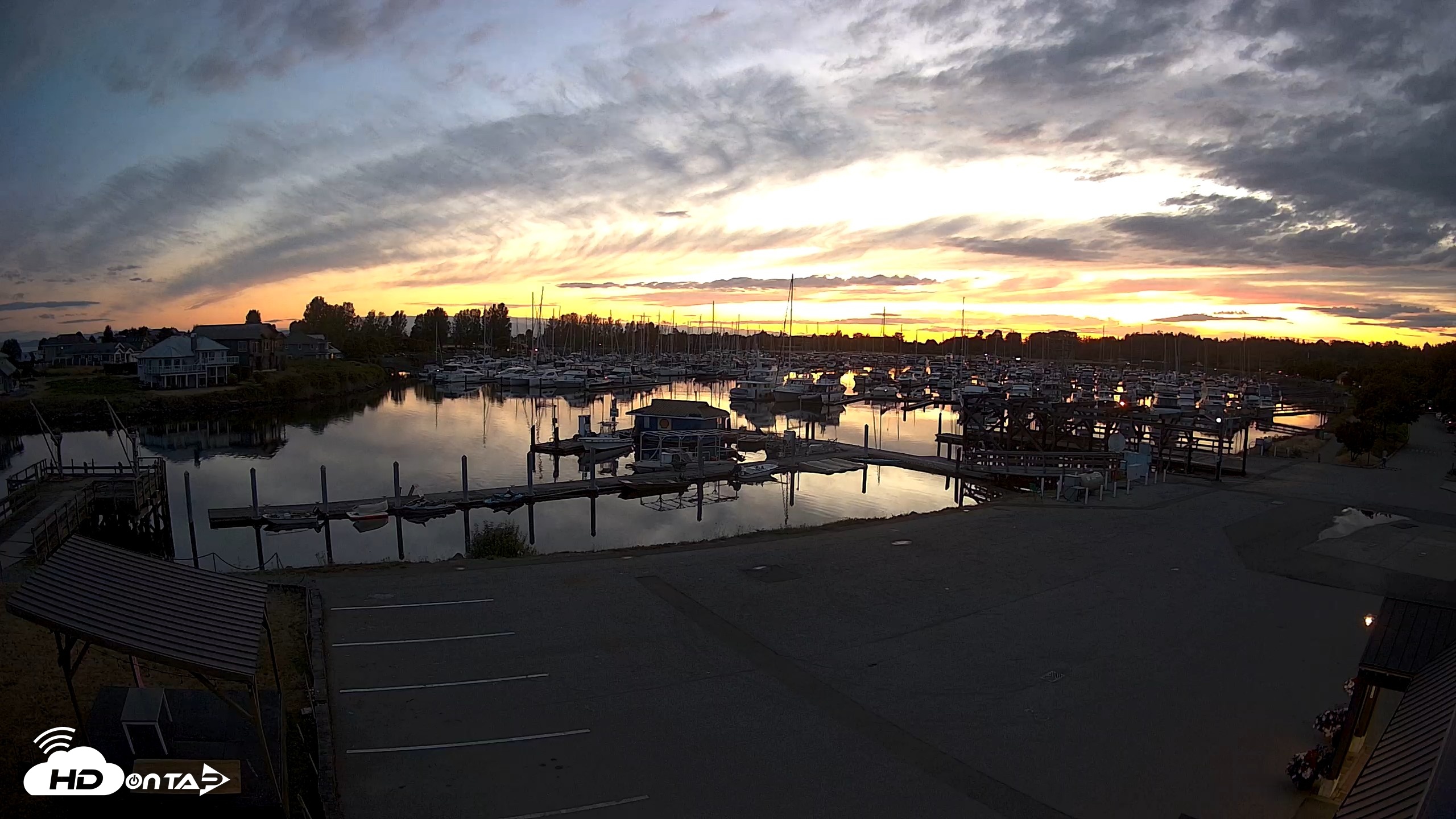 Snapshot of Point Roberts Marina NW Live Webcam taken Jul 28, 2026, 9:16pm PDT