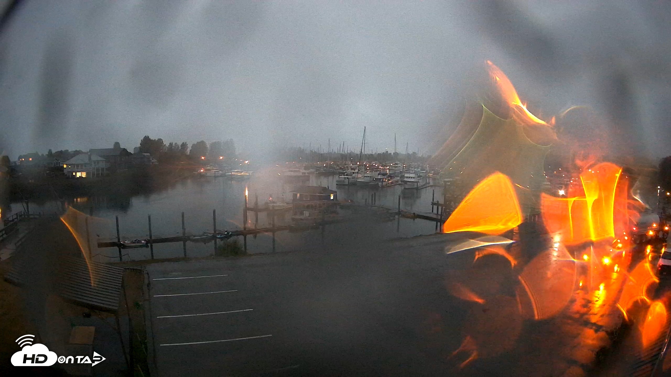 Snapshot of Point Roberts Marina NW Live Webcam taken Sep 25, 2026, 6:47am PDT