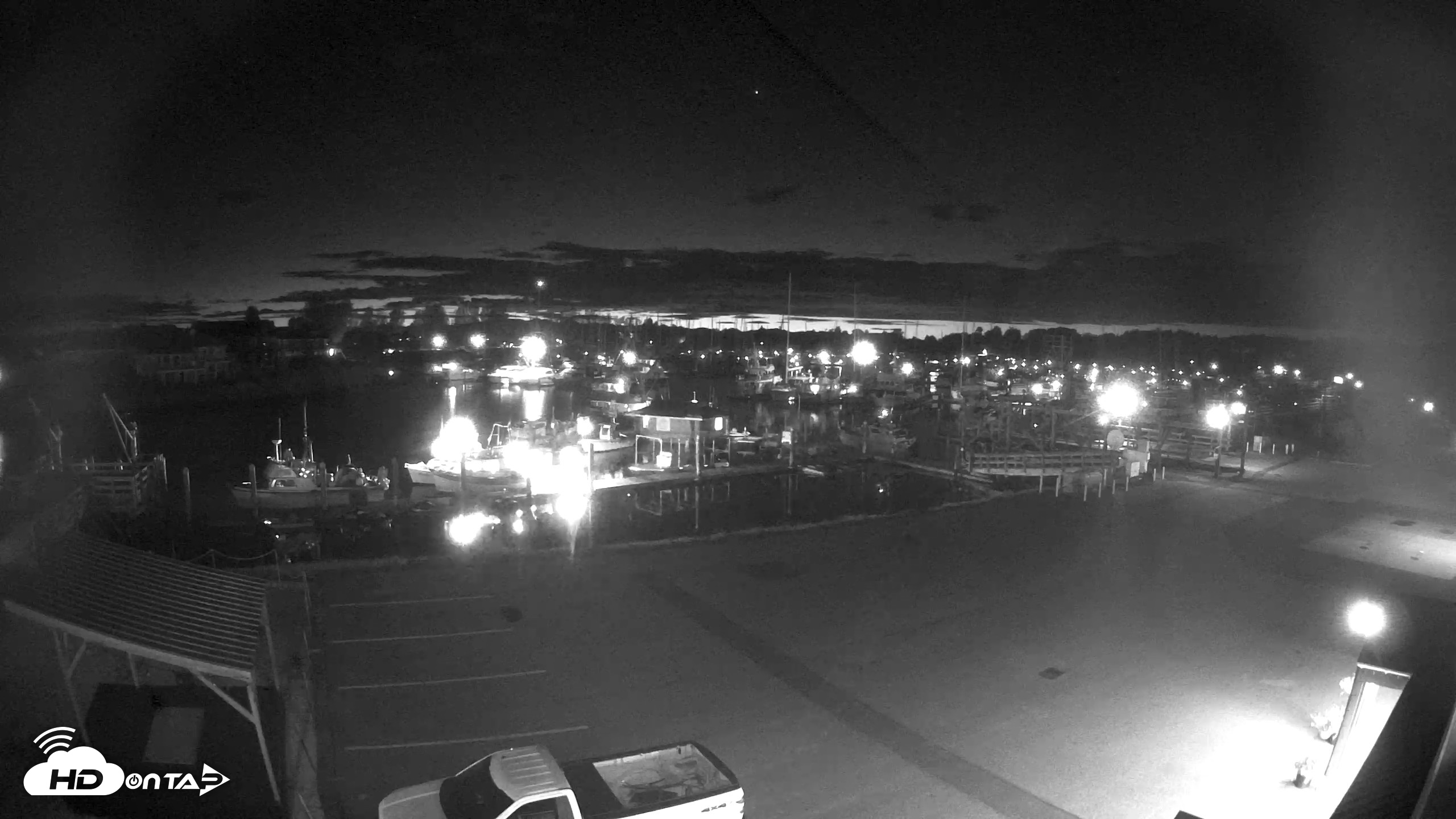 Snapshot of Point Roberts Marina NW Live Webcam taken Oct 10, 2026, 7:52pm PDT