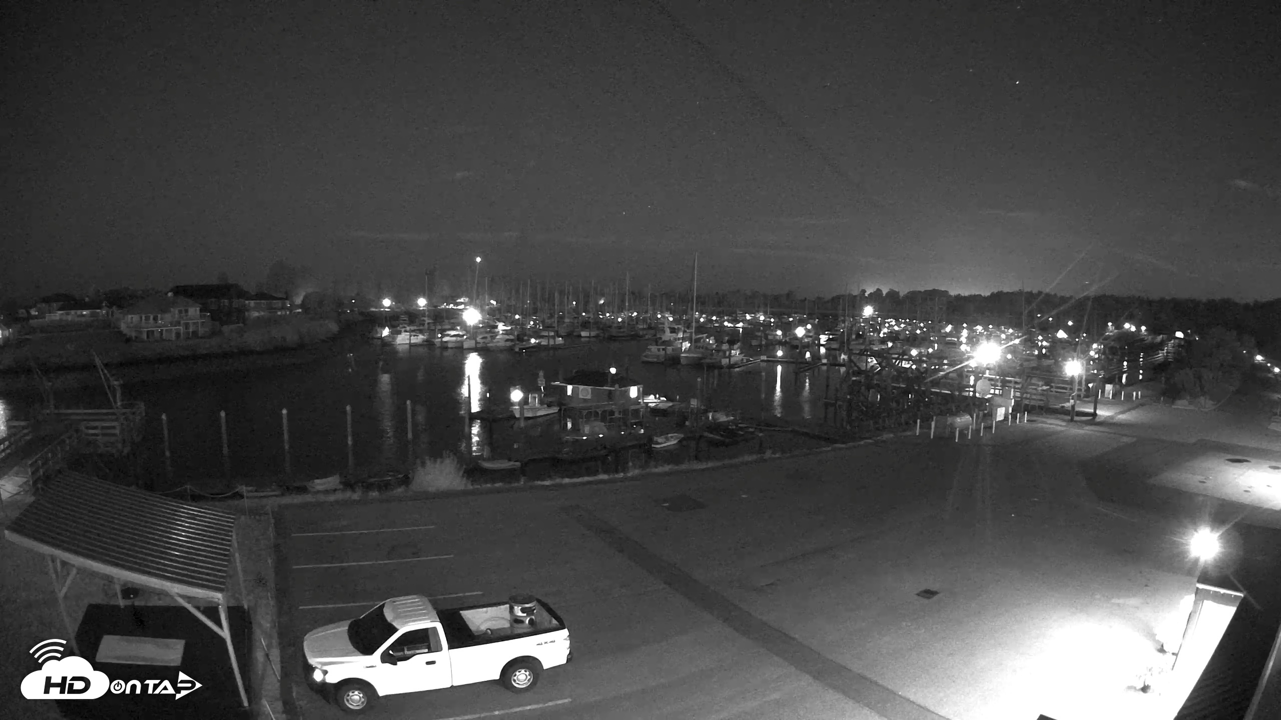 Snapshot of Point Roberts Marina NW Live Webcam taken Aug 20, 2026, 5:10am PDT
