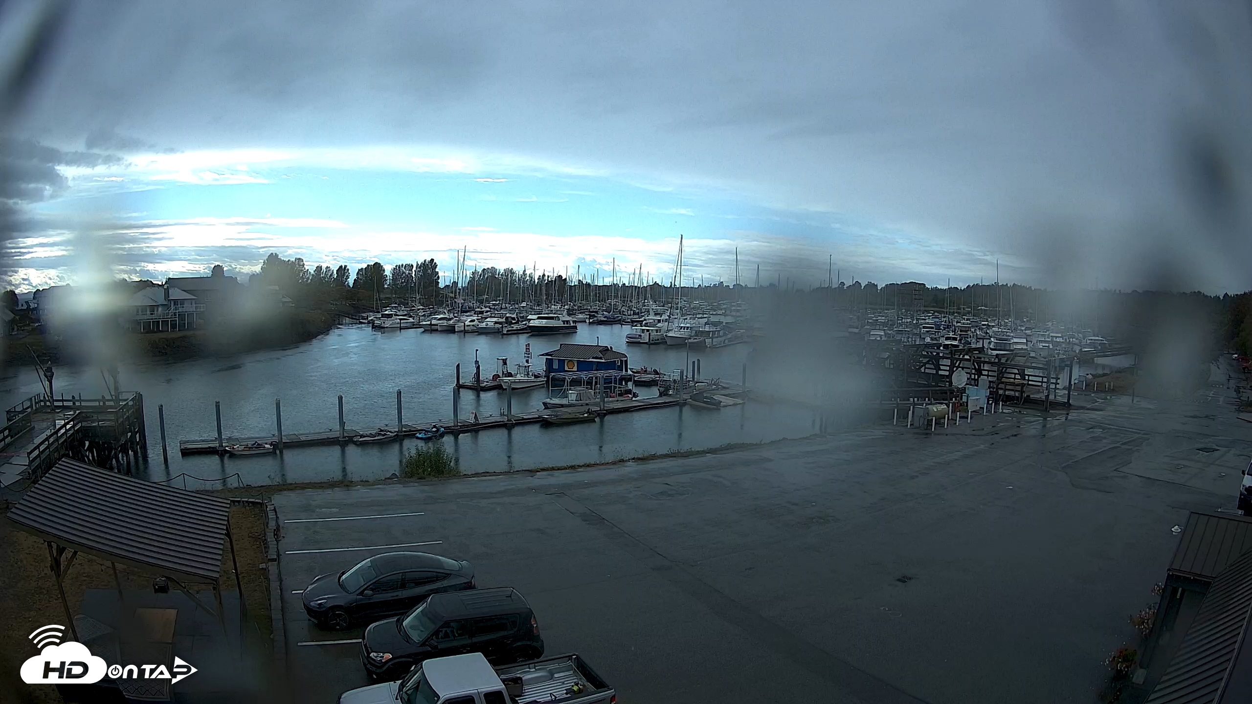 Snapshot of Point Roberts Marina NW Live Webcam taken Sep 25, 2026, 3:45pm PDT