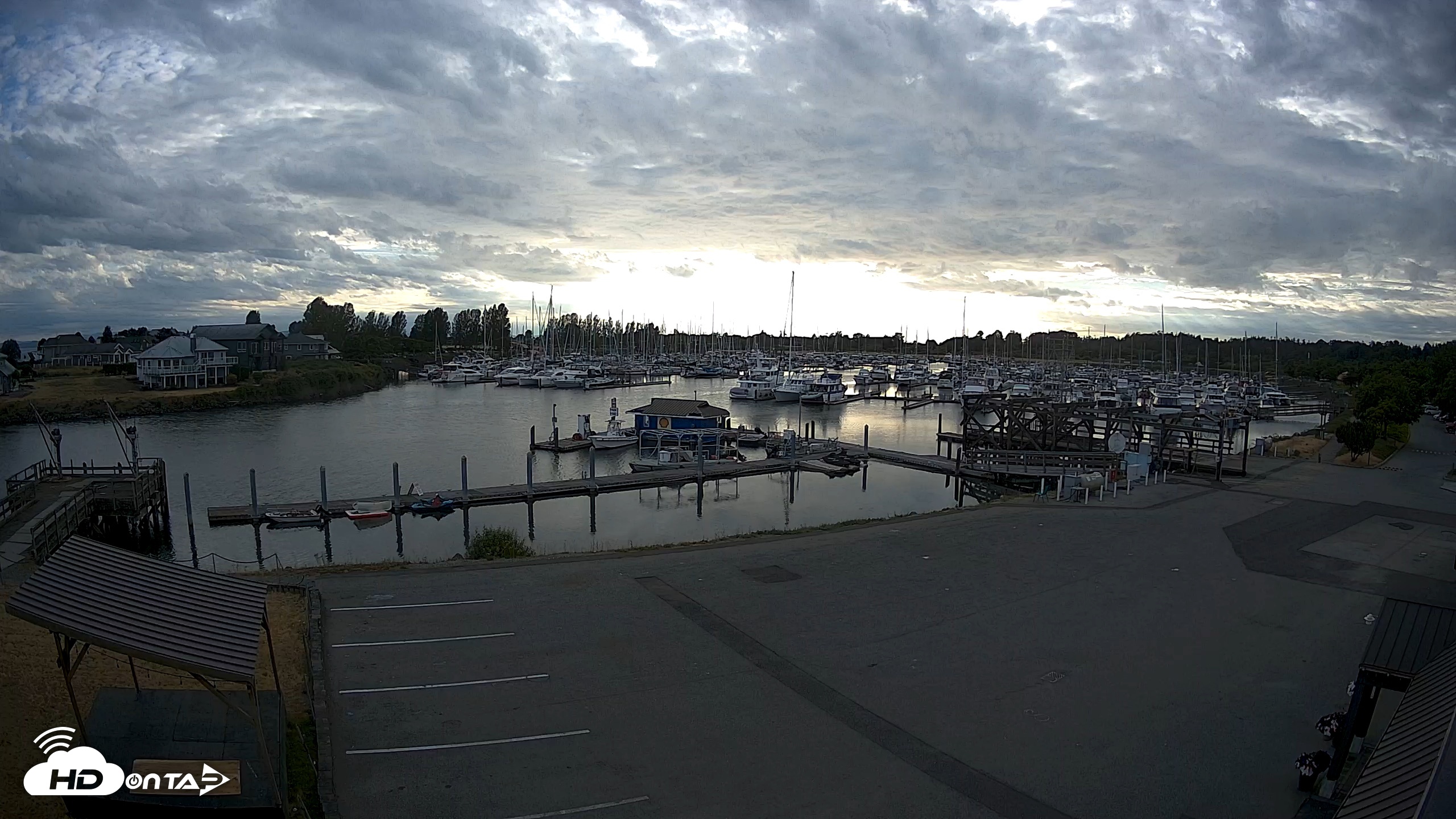 Snapshot of Point Roberts Marina NW Live Webcam taken Jun 30, 2026, 7:20pm PDT