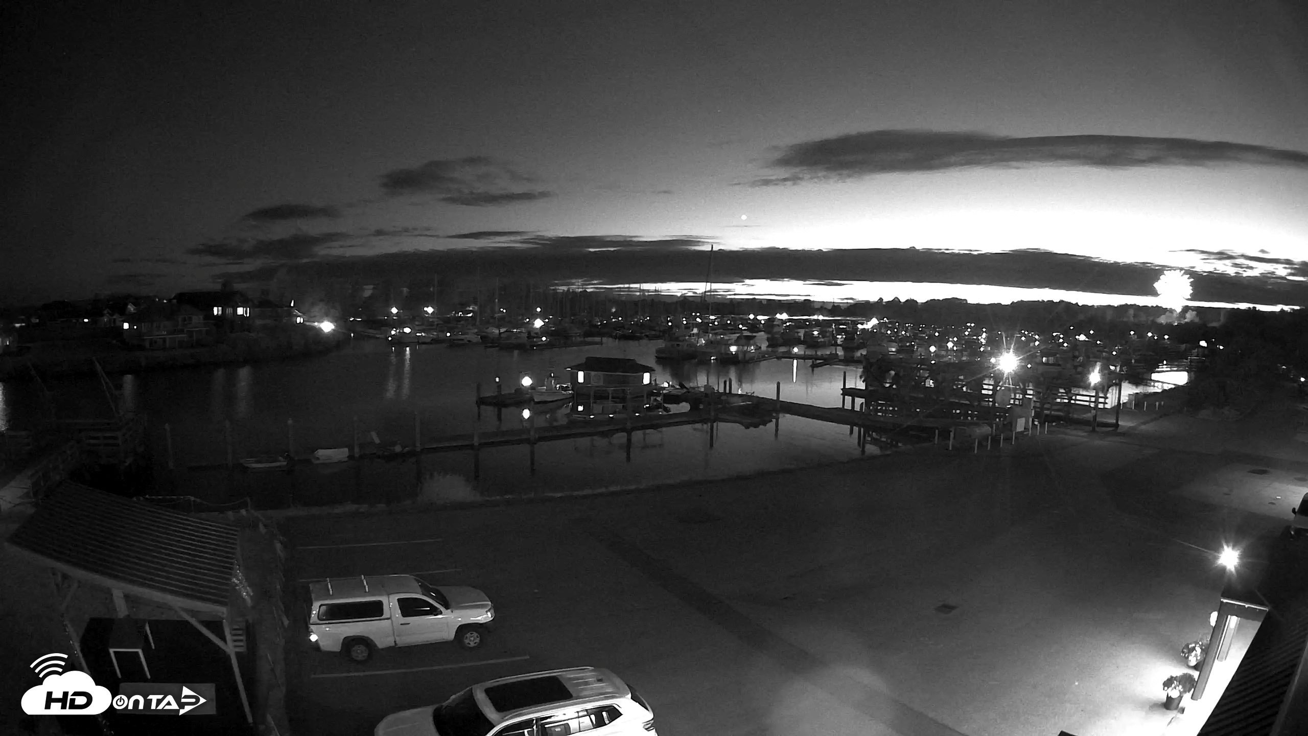 Snapshot of Point Roberts Marina NW Live Webcam taken Jul 4, 2026, 10:37pm PDT
