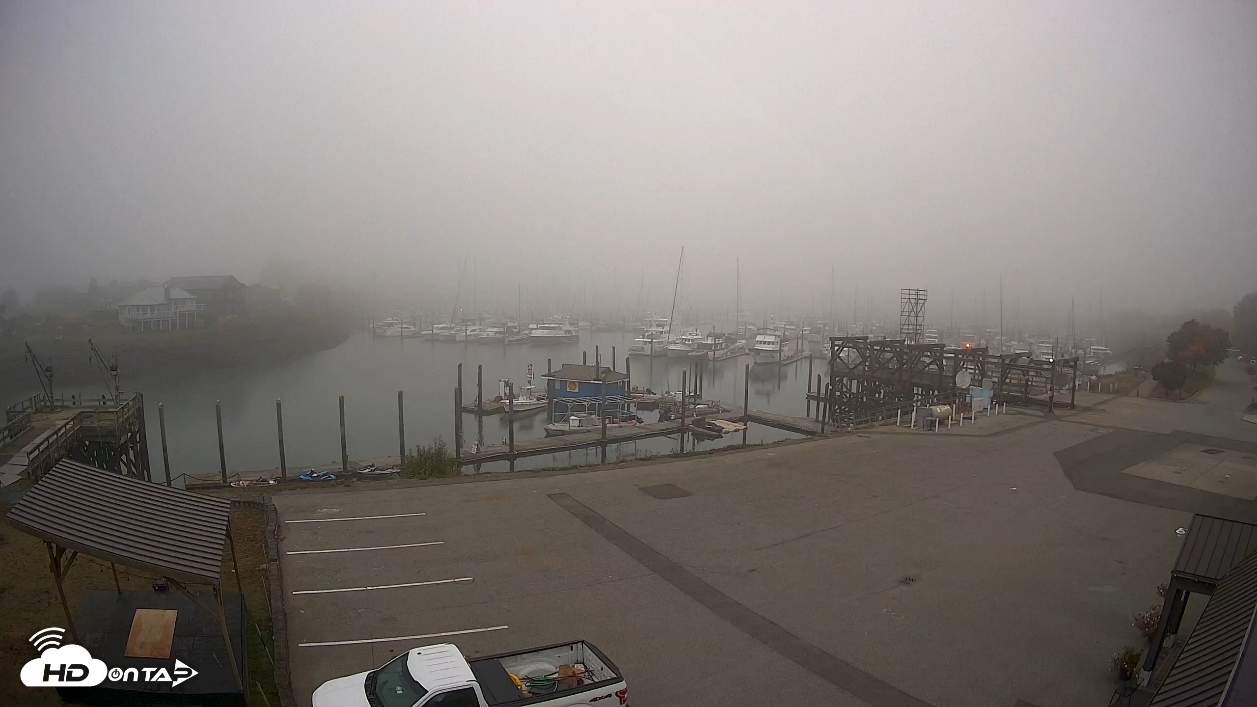 Snapshot of Point Roberts Marina NW Live Webcam taken Oct 5, 2026, 7:31am PDT