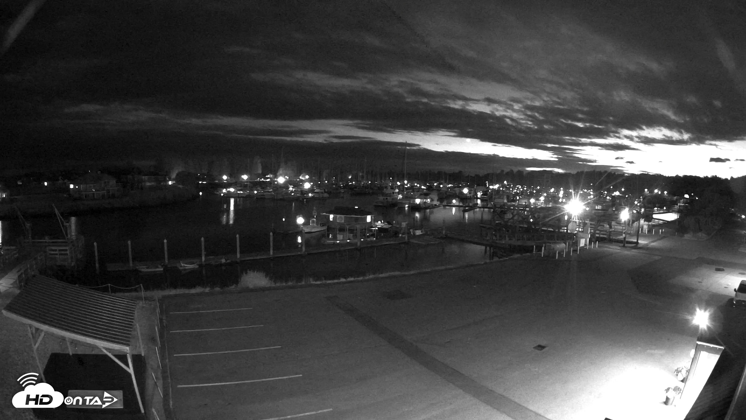 Snapshot of Point Roberts Marina NW Live Webcam taken Jun 28, 2026, 10:59pm PDT