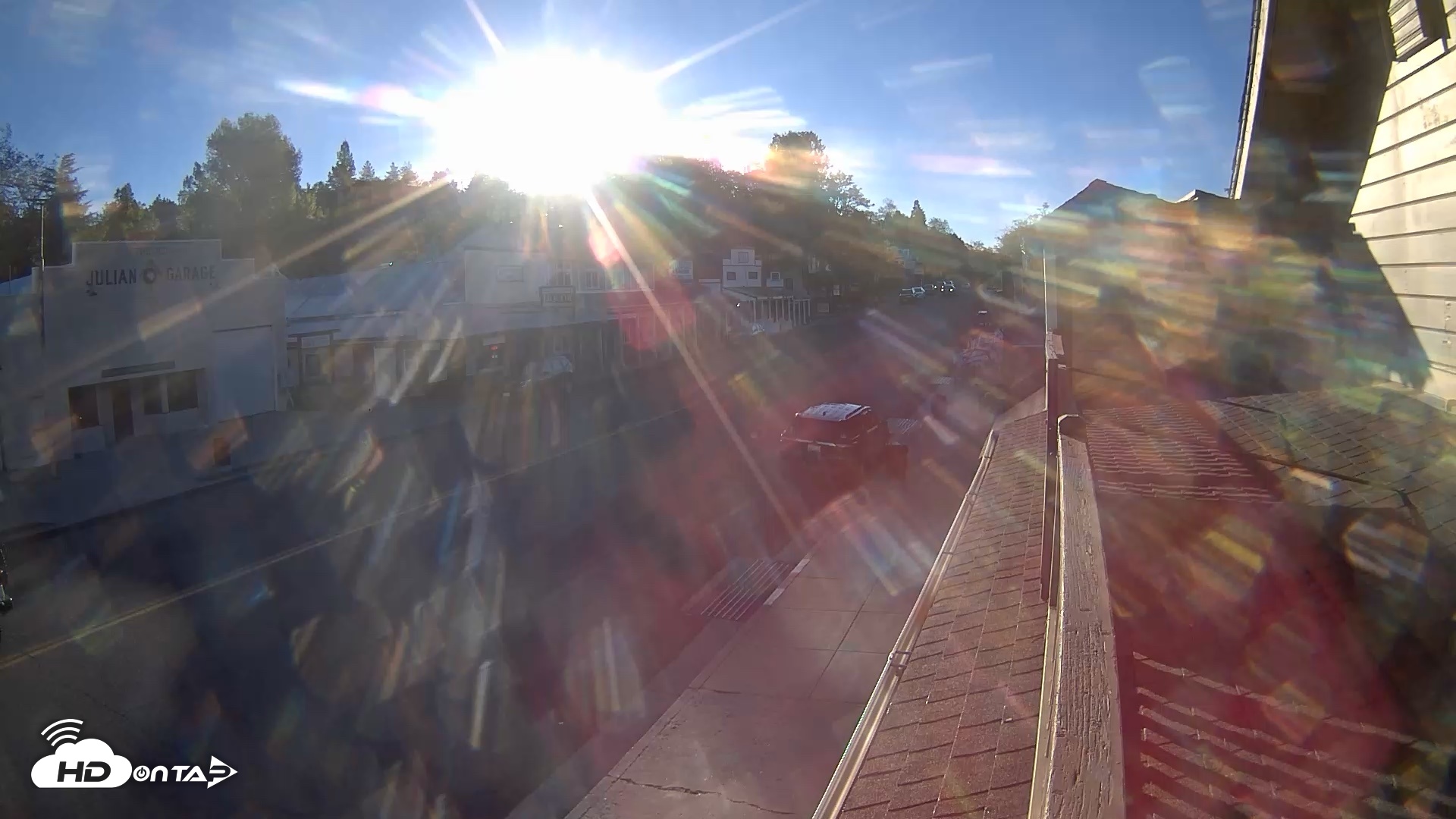 Snapshot of Downtown Julian Live Webcam taken Oct 2, 2026, 7:35am PDT
