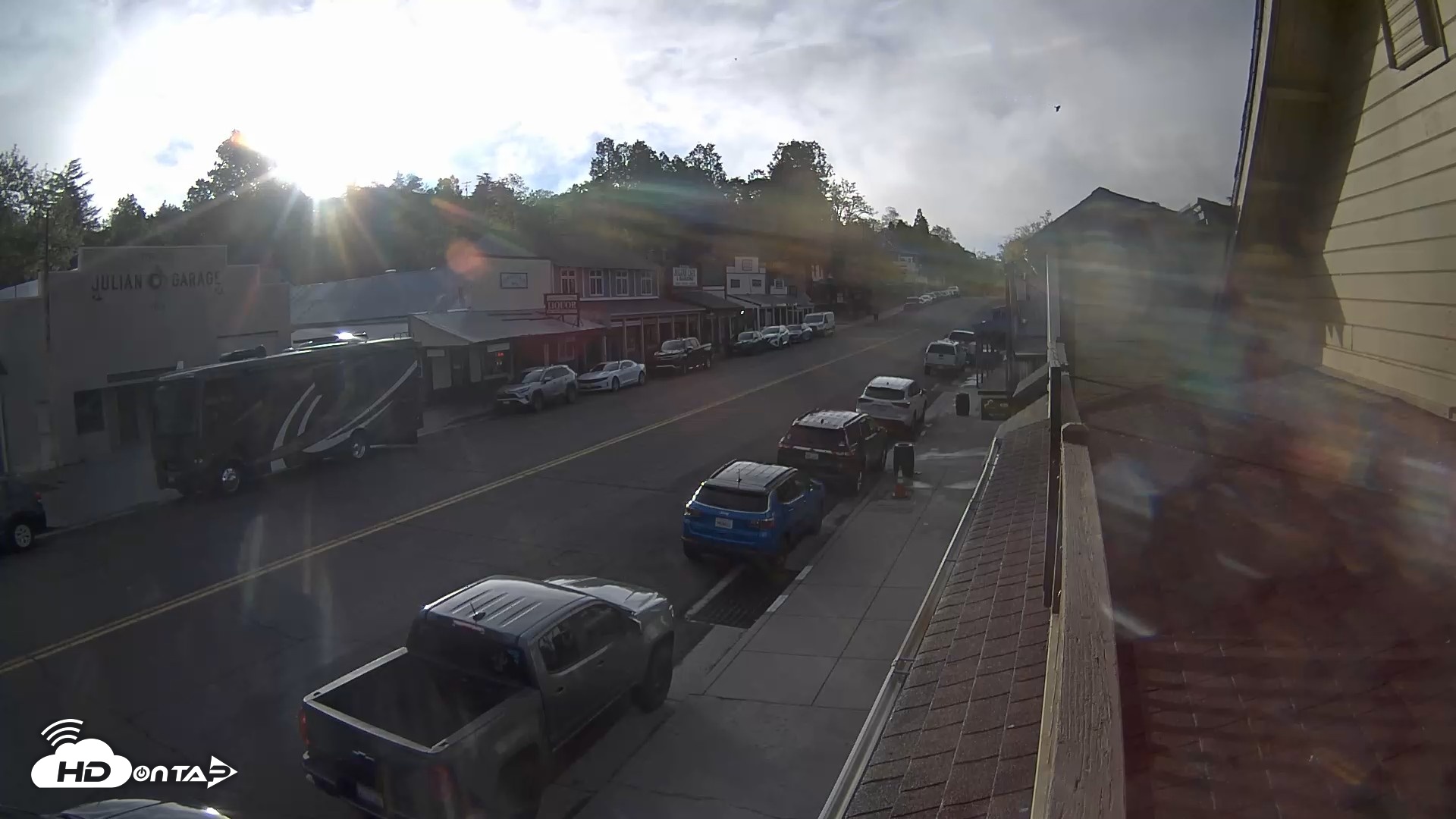 Snapshot of Downtown Julian Live Webcam taken Apr 11, 2026, 7:15am PDT