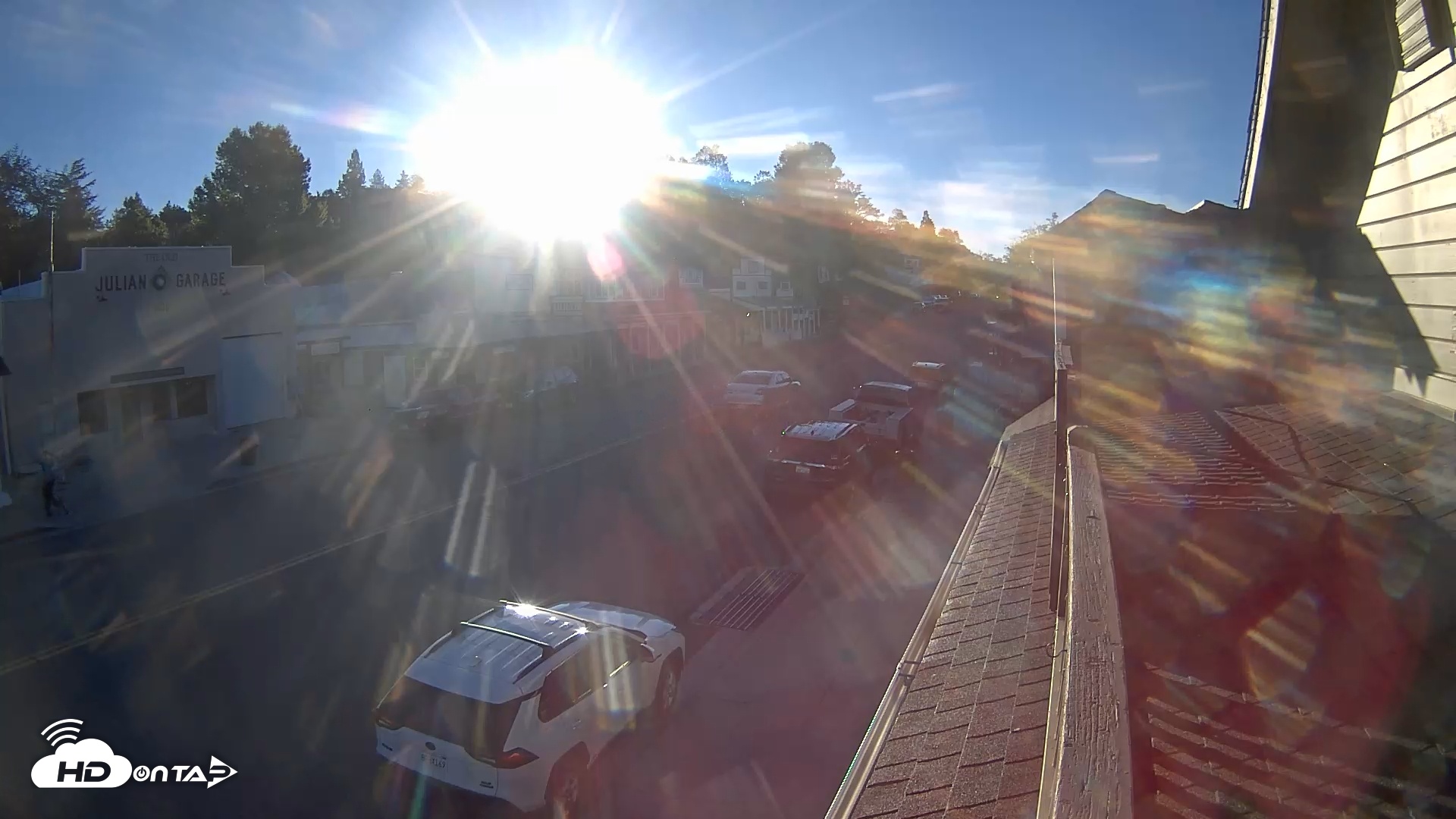 Snapshot of Downtown Julian Live Webcam taken Oct 2, 2025, 7:31am PDT