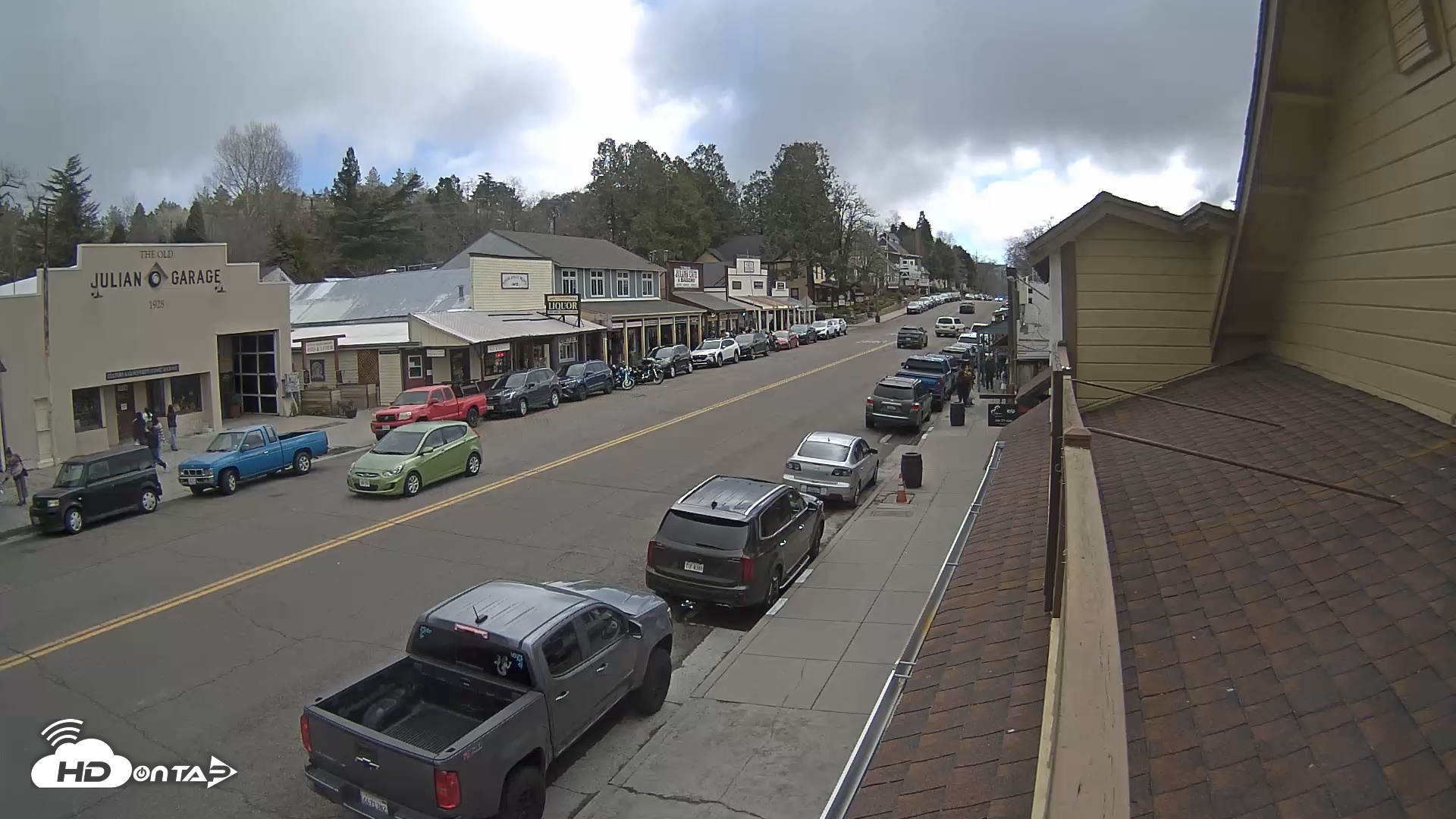 Snapshot of Downtown Julian Live Webcam taken Jan 24, 2026, 11:43am PST