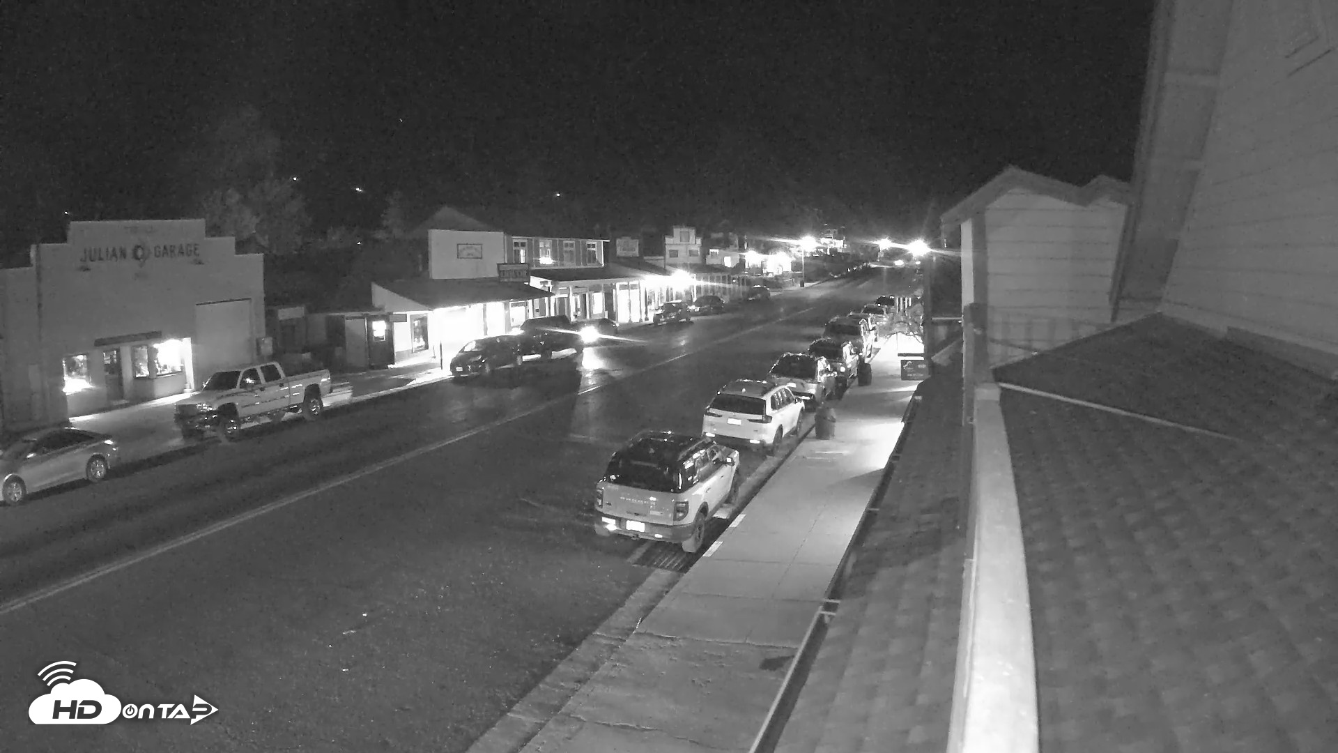 Snapshot of Downtown Julian Live Webcam taken Sep 29, 2026, 7:43pm PDT
