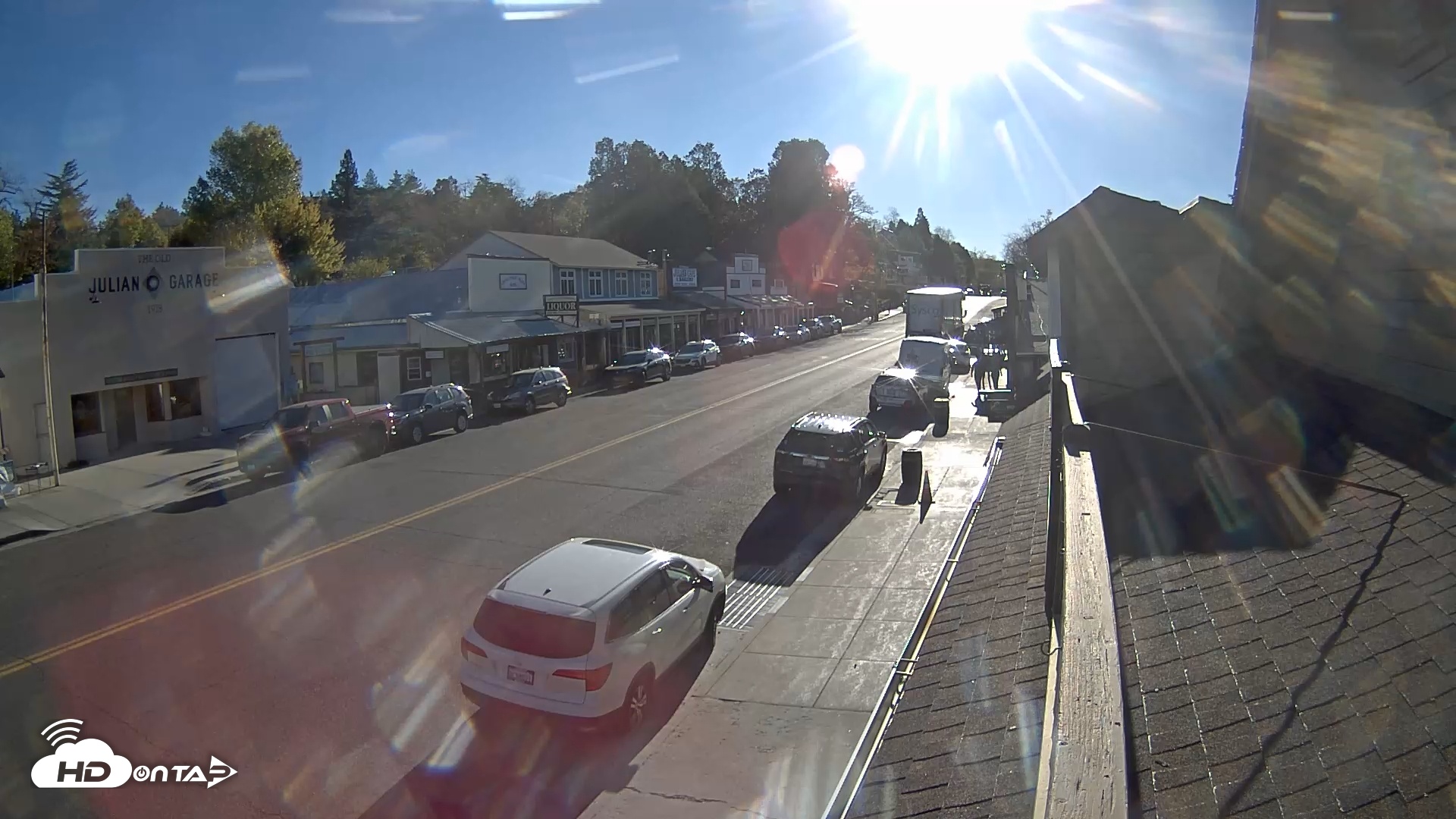 Snapshot of Downtown Julian Live Webcam taken Nov 10, 2025, 7:58am PST